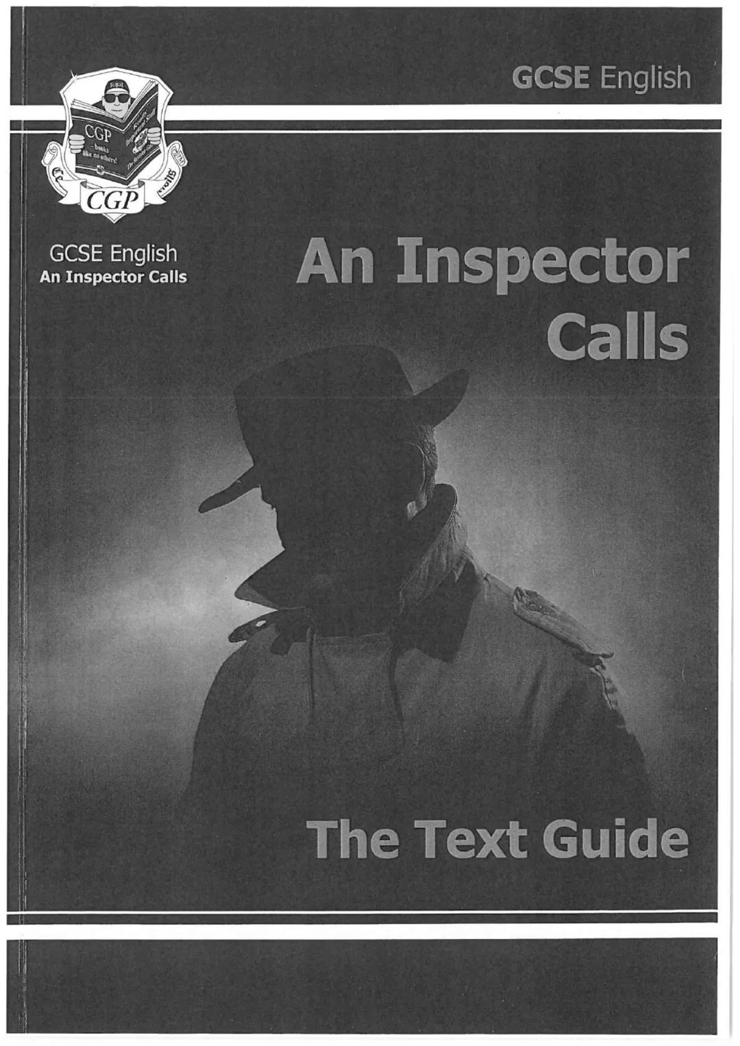 An Inspector Calls Text Guide