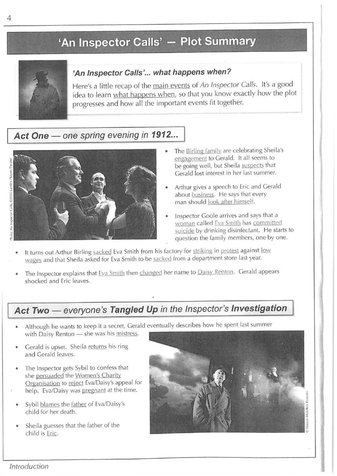 # CGP
GCSE English
# GCSE English
An Inspector Calls
# An Inspector
Calls
# The Text Guide --- OCR Start ---
Introduction
CONTENTS
Intro