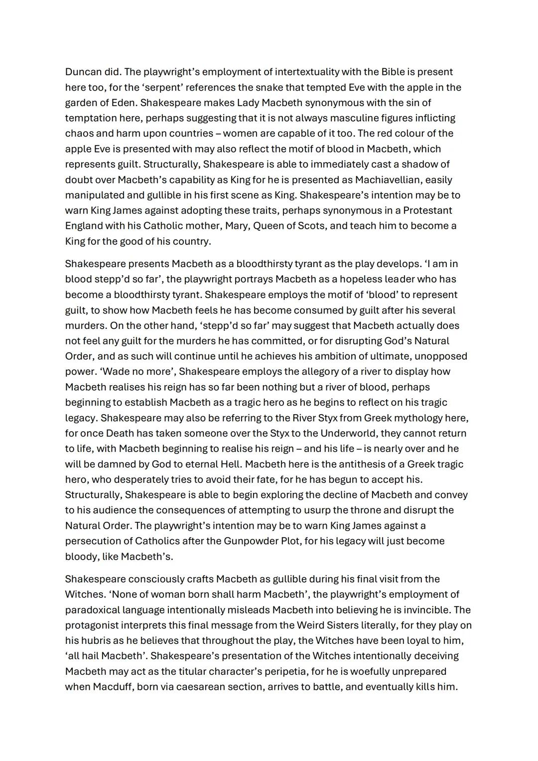 At this point in the play Macbeth has murdered
King Duncan, and is appearing as King for the
first time on stage
Enter MACBETH, as king, LAD