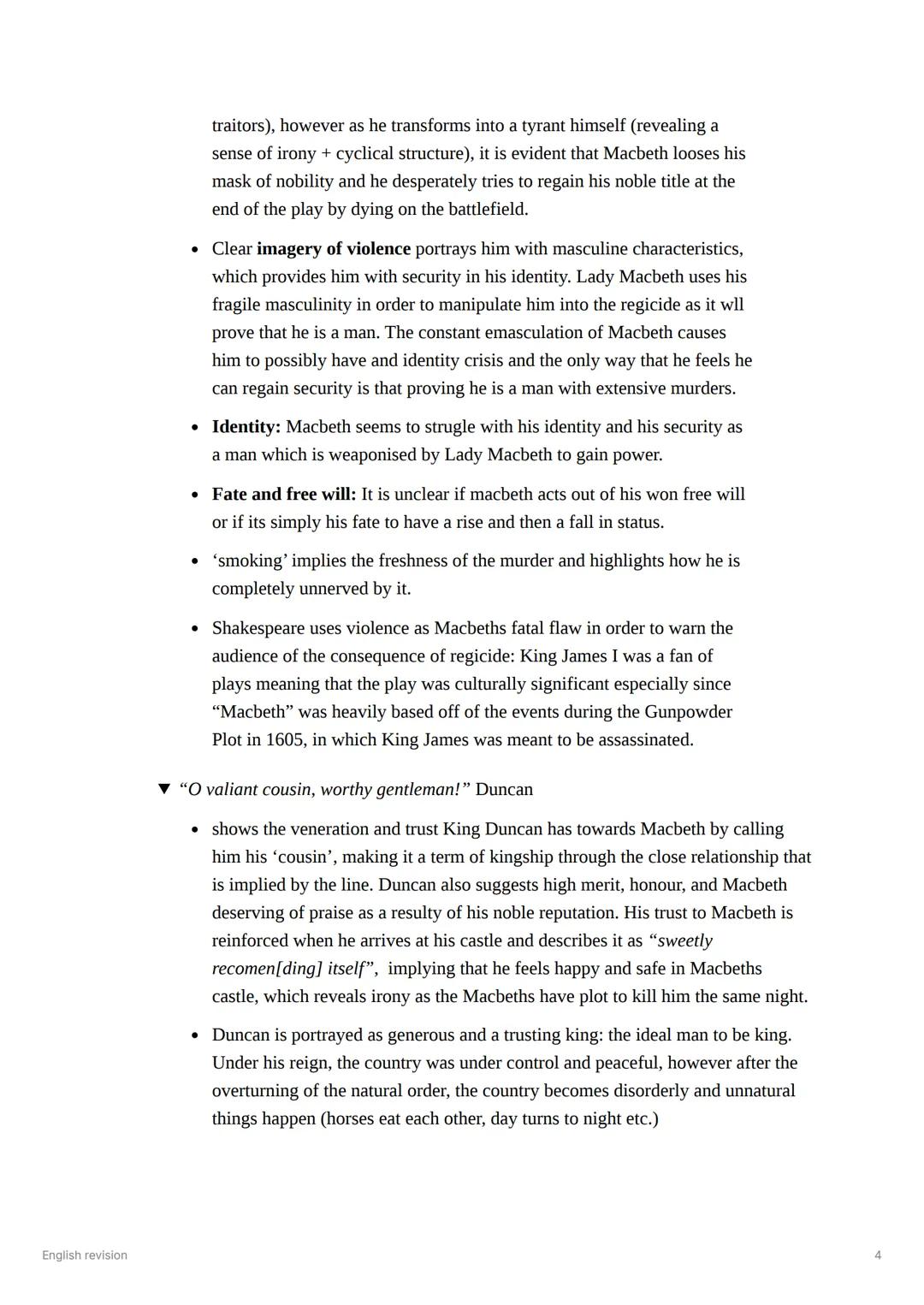 # "Fair is Foul and could is fair" The Witches
* Sets themes of deceit, moral confusion, and reversal of expected values
* Paradoxical lang
