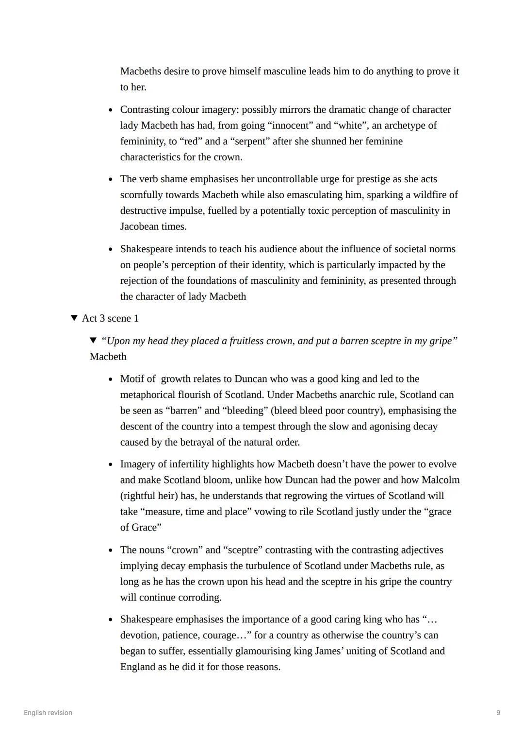 # "Fair is Foul and could is fair" The Witches
* Sets themes of deceit, moral confusion, and reversal of expected values
* Paradoxical lang