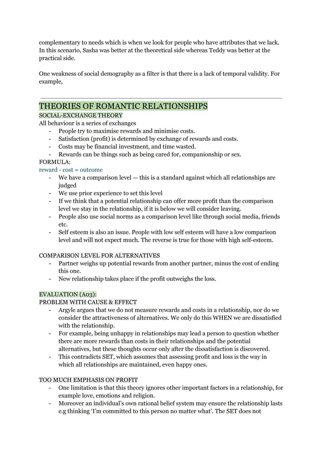 Relationships
PSYCHOLOGY
Relationships
EVOLUTIONARY EXPLANATIONS FOR PARTNER PREFERENCES
- The basis of this theory is that every species ha