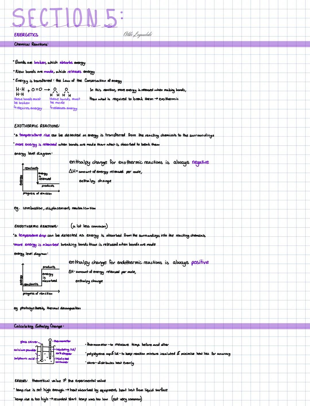 Chemsitry: Energetics