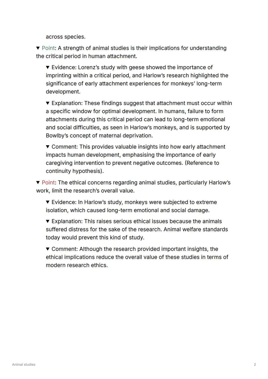 Caregiver-infant interactions
Subject
Class Type
Psychology
Attachment
Describe and evaluate research into caregiver-infant interactions in