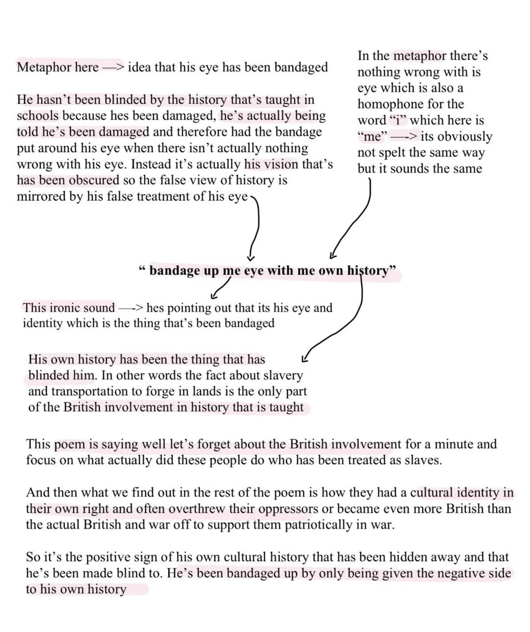 Chacking out Mẹ cơn
history
--> its a
The viewpoint here is
this opposition between
them and myself which is
repeated twice
powerful form of
