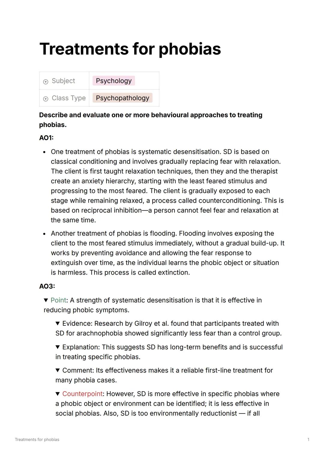 # PSYCHOPATHOLOGY Definitions of abnormality
Subject
Psychology
Class Type Psychopathology
Outline and evaluate four definitions of abnormal
