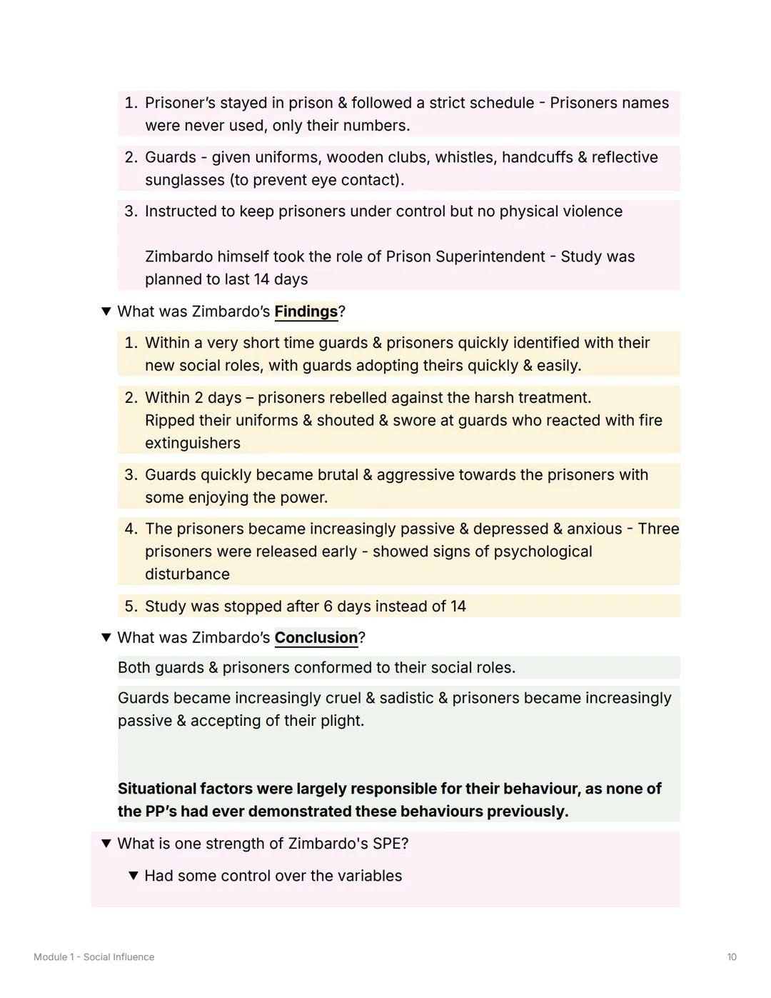 Module 1 - Social Influence
Types of Conformity
▼What is Compliance?
• Conforming to fit in with social norms & to seek social approval
• Go