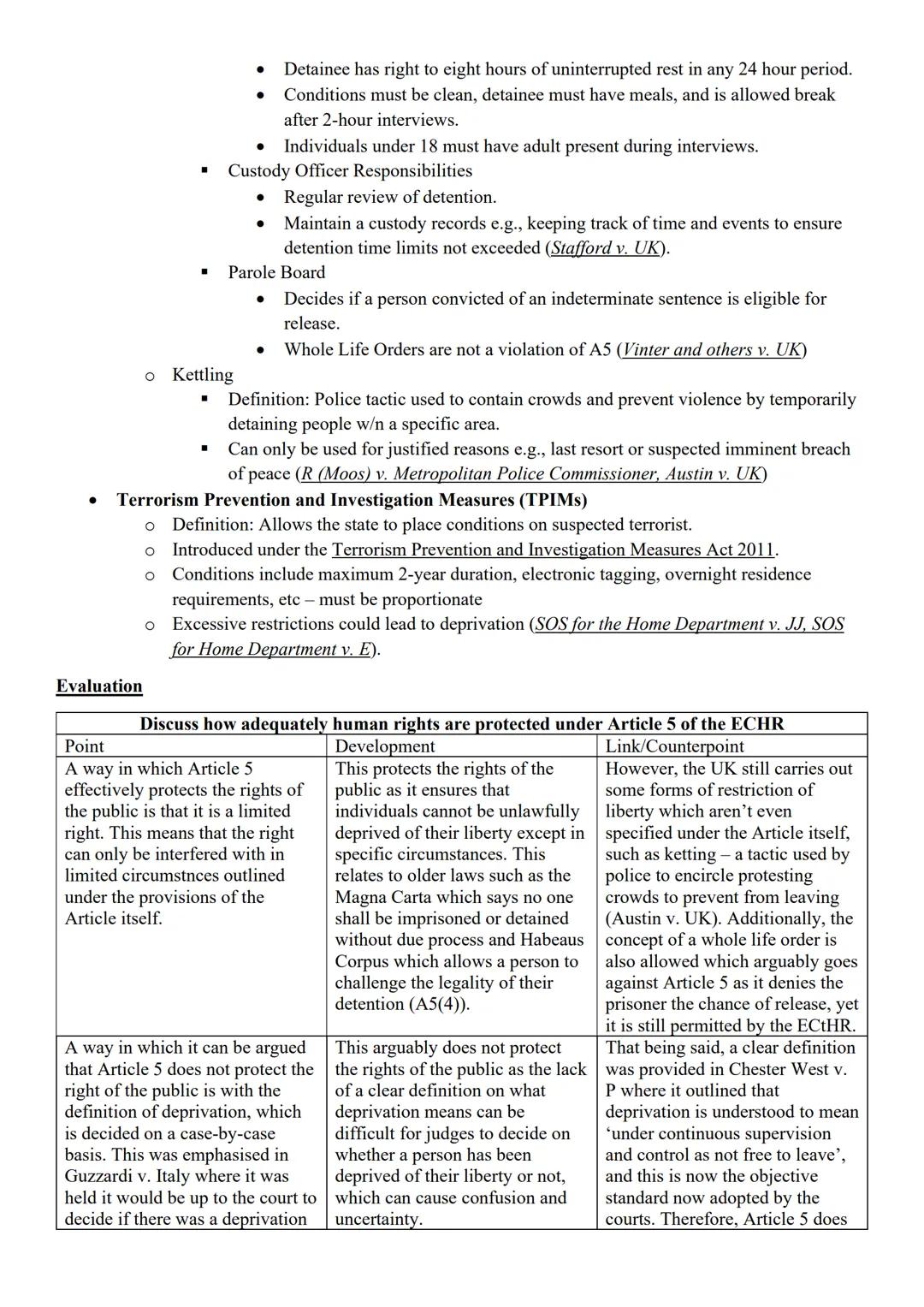 # Human Rights Fact Sheet
# Human Rights Act 1998
* UK law before the Human Rights Act 1998
* Magna Carta 1215 – laid foundation for hu