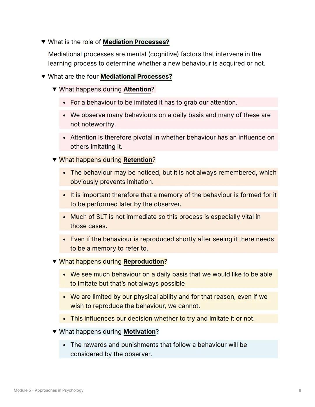 Module 5 - Approaches in
Psychology
NEW Origins of Psychology
▼What did Wundt do in 1879?
He opened the first experimental psychology Labara