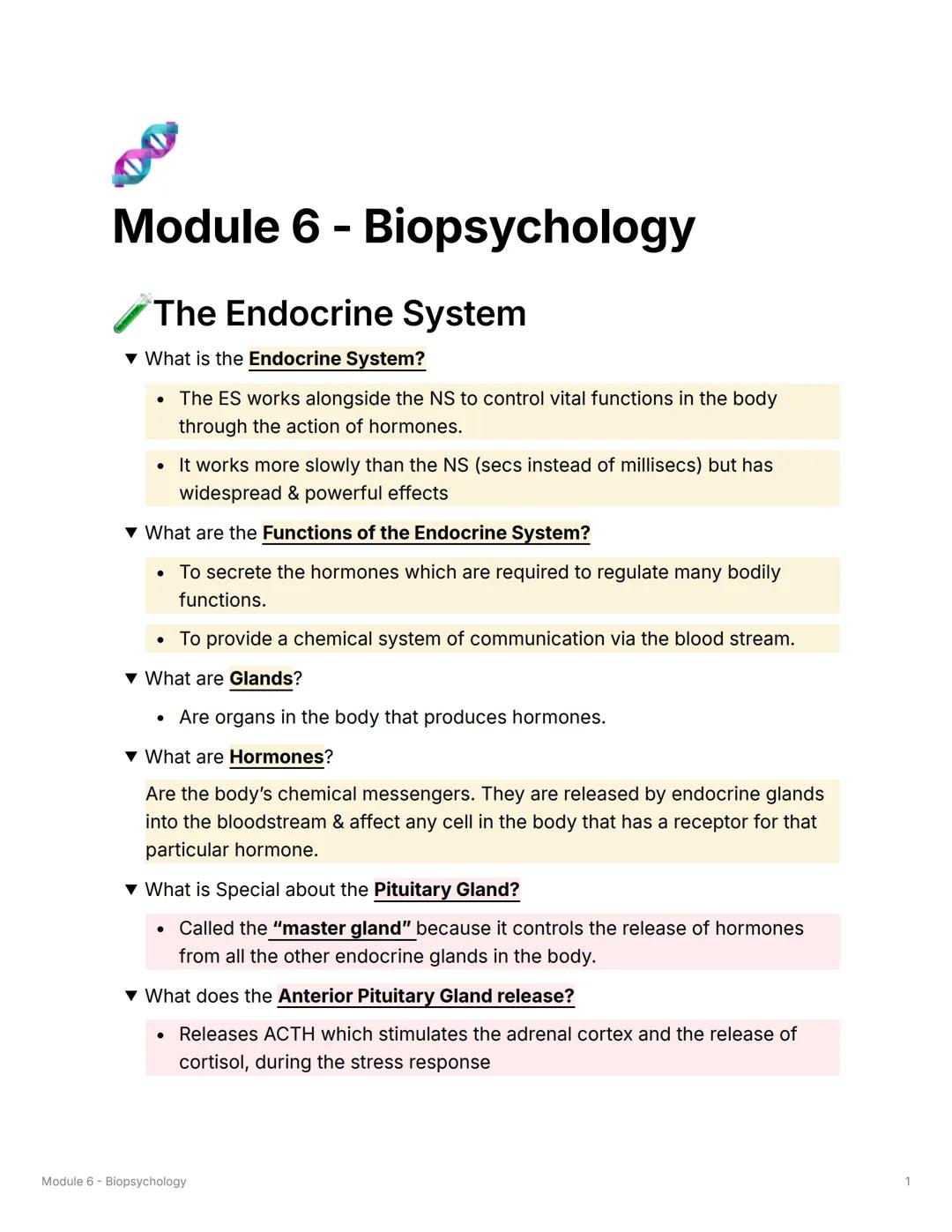 Biopsychology