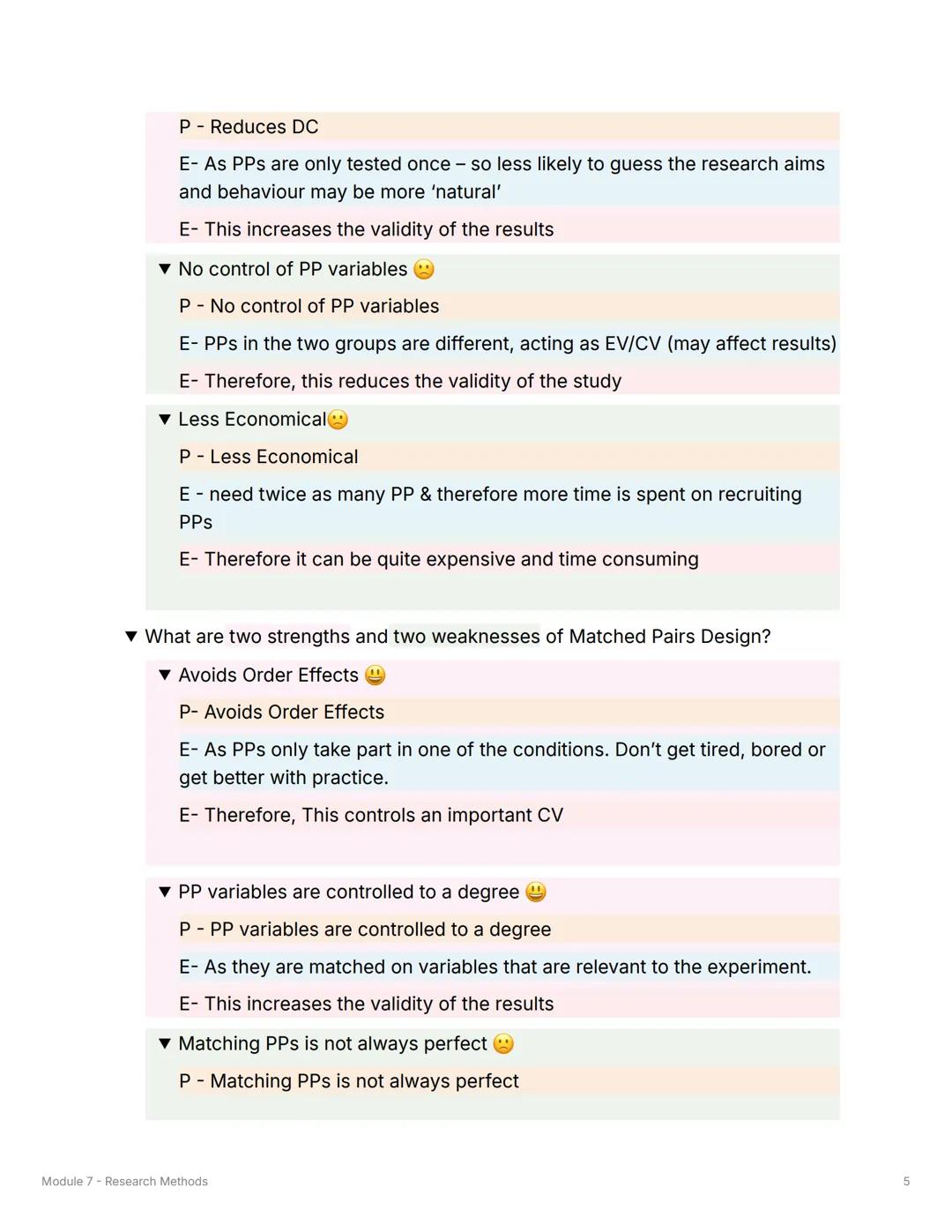 Module 7 - Research Methods
Aim, Hypothesis and Variables
▼ What is an aim?
A general statement of what the researcher is intending to inves