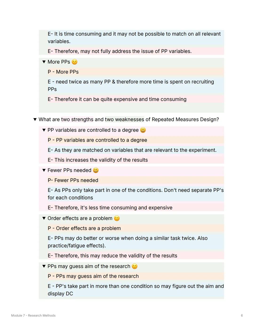 Module 7 - Research Methods
Aim, Hypothesis and Variables
▼ What is an aim?
A general statement of what the researcher is intending to inves