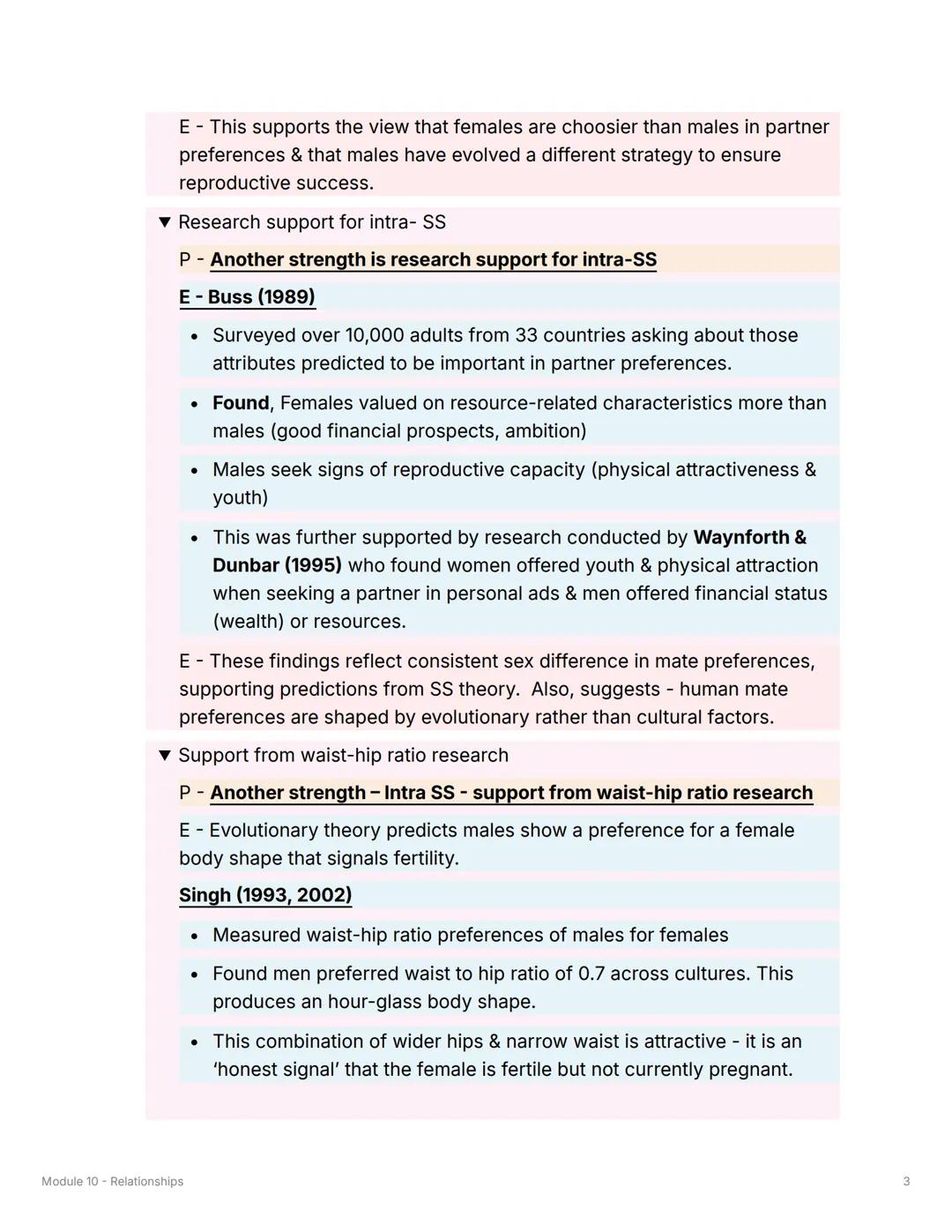 Module 10 - Relationships
Sexual Selection and Human
Reproductive Behaviour
▼What is Sexual Selection?
Attributes or behaviours that increas