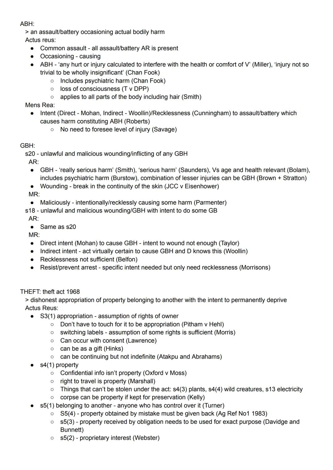 MURDER:
> the unlawful and malicious killing of a reasonable creature in being under the kings peace with malice
aforethought express or imp