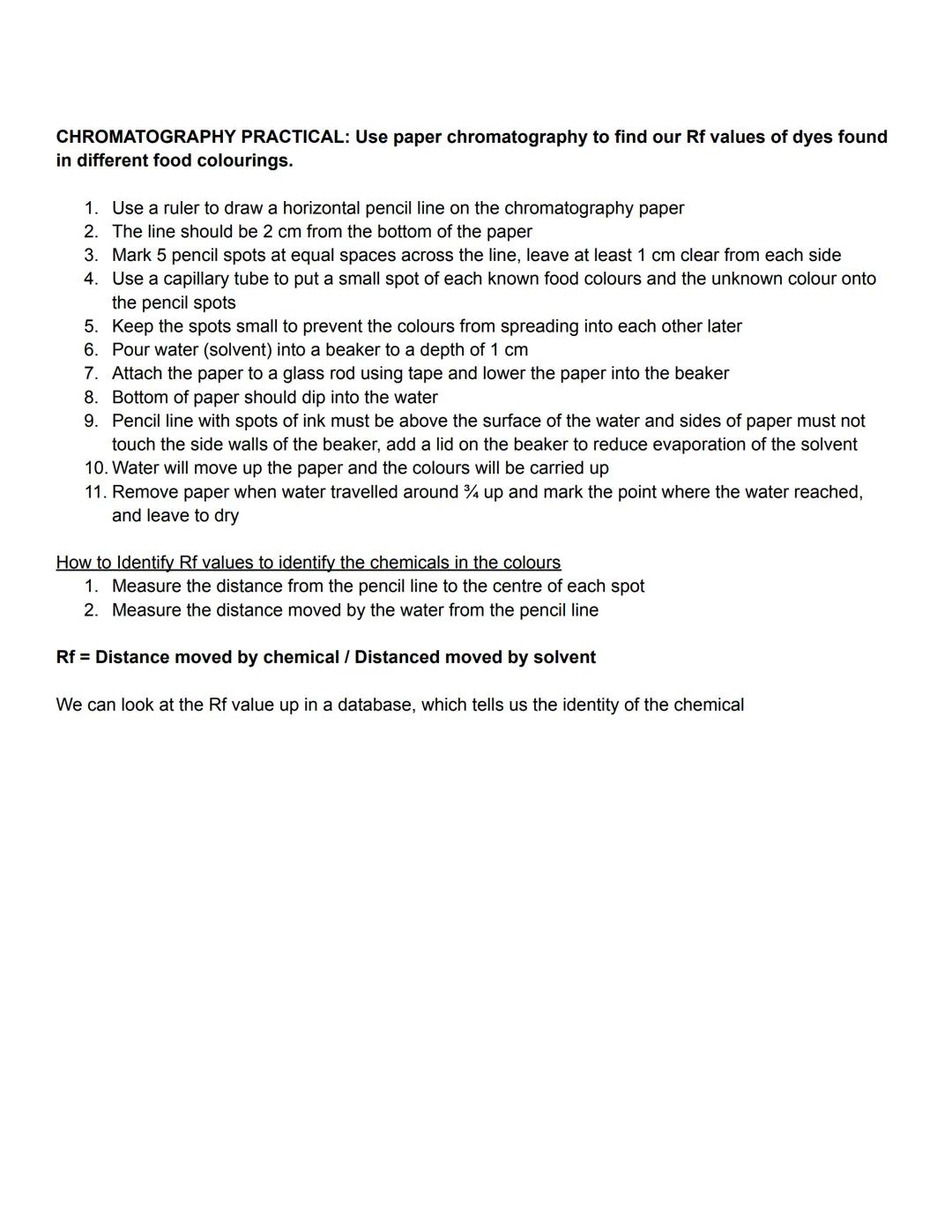 CHEMISTRY PAPER 1 REQUIRED PRACTICALS
Soluble salts PRACTICAL: Preparation a salt from an insoluble metal oxide or carbonate
Copper Sulfate