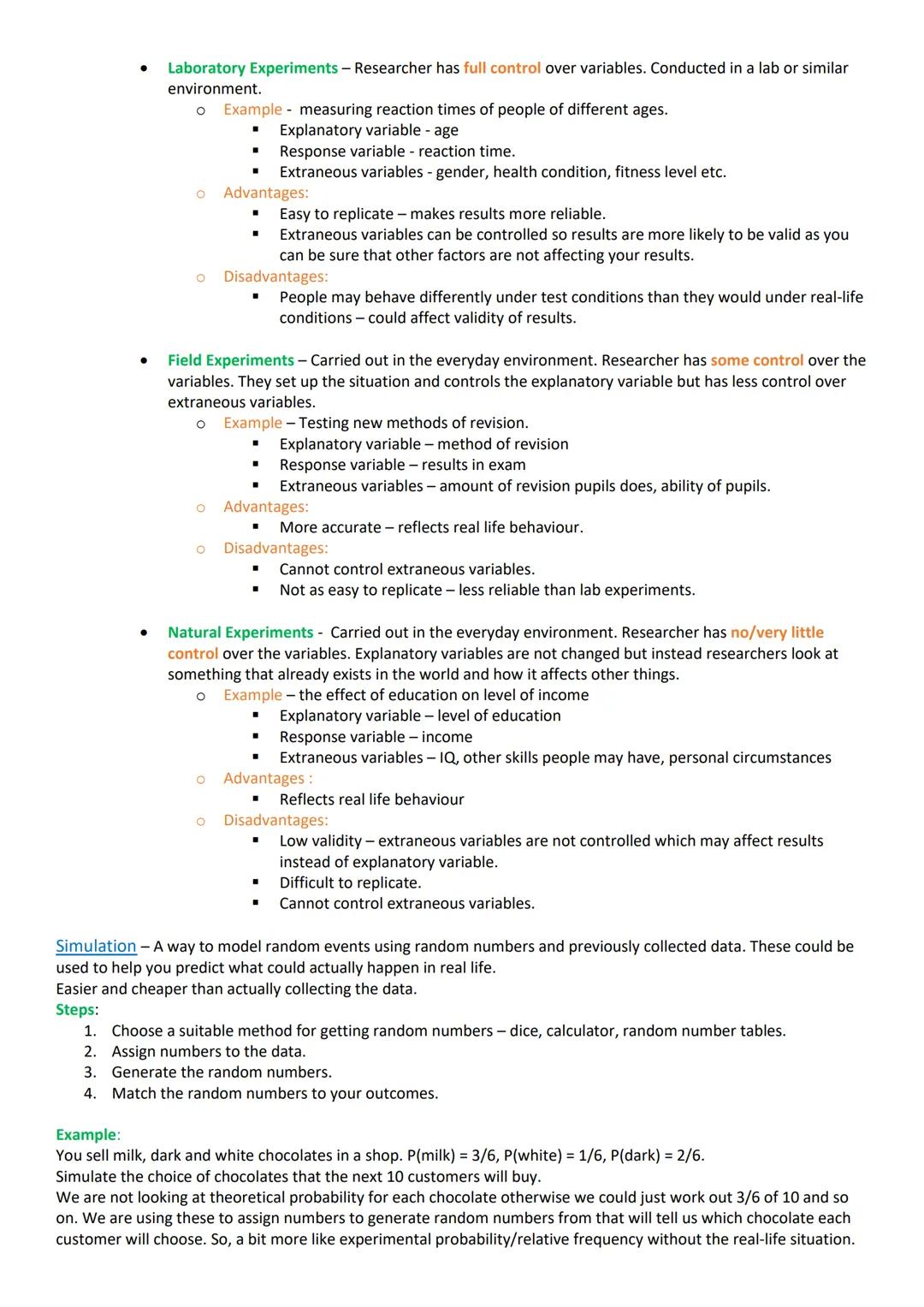 # Edexcel GCSE Statistics
(9-1) Revision Notes # Chapter 1: Collection of Data
## Types of Data
* **Raw Data** – Unprocessed. Just been co