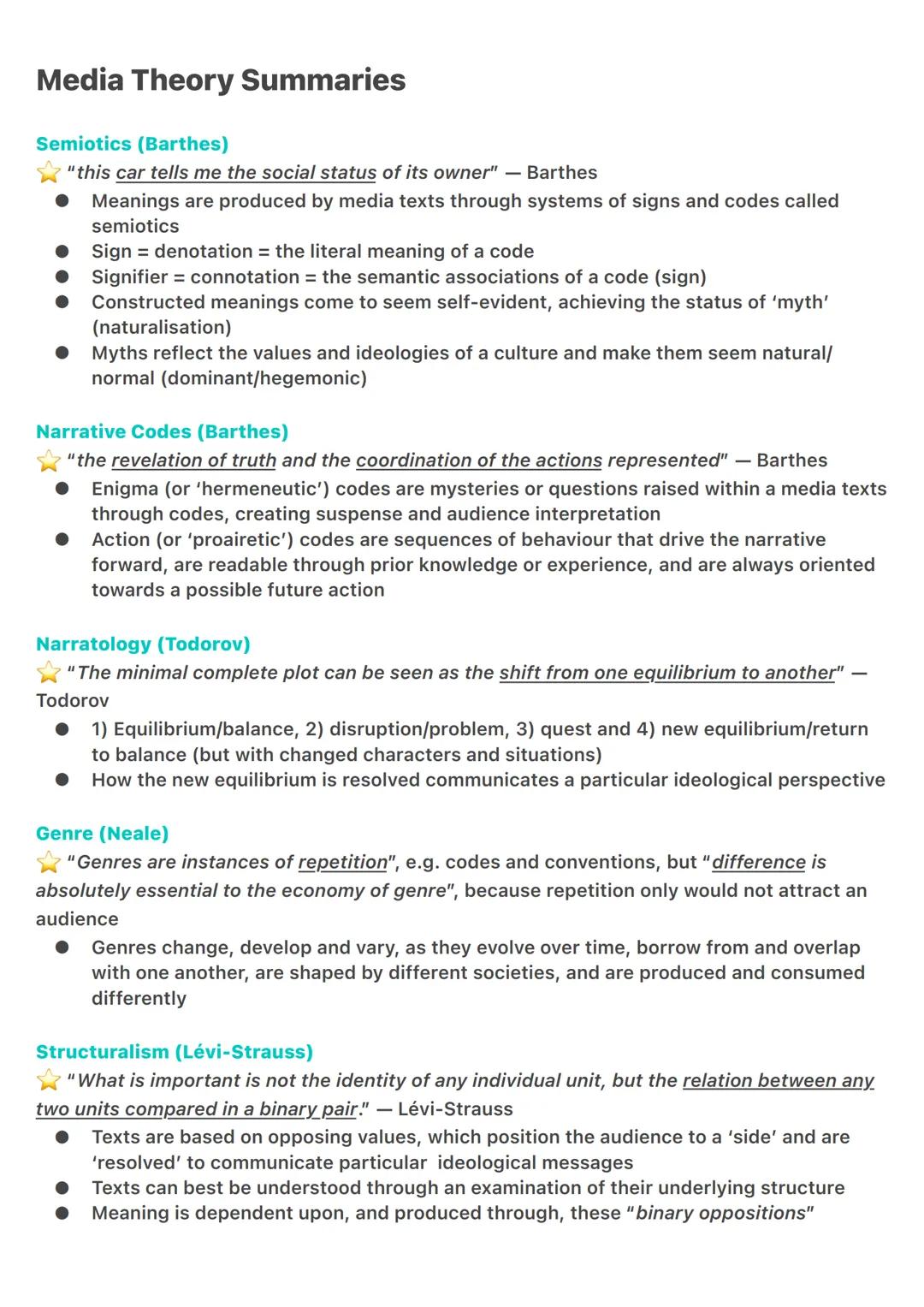 19 Essential Media Theories for Eduqas A-Level Media Studies