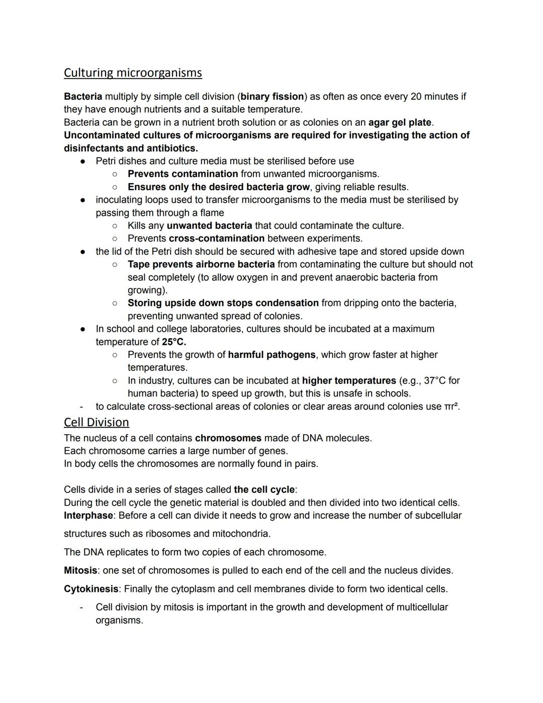 # Cell Biology
## Cell structure
- Plant and animal cells (eukaryotic cells) have a cell membrane, cytoplasm and genetic material enclosed