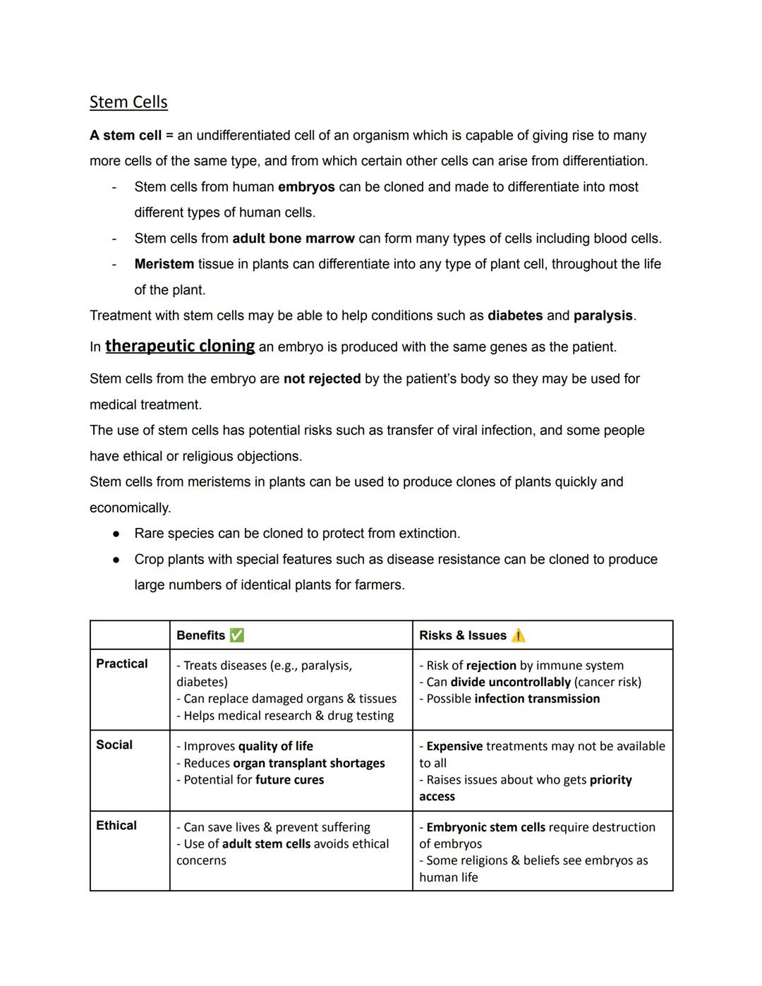 # Cell Biology
## Cell structure
- Plant and animal cells (eukaryotic cells) have a cell membrane, cytoplasm and genetic material enclosed