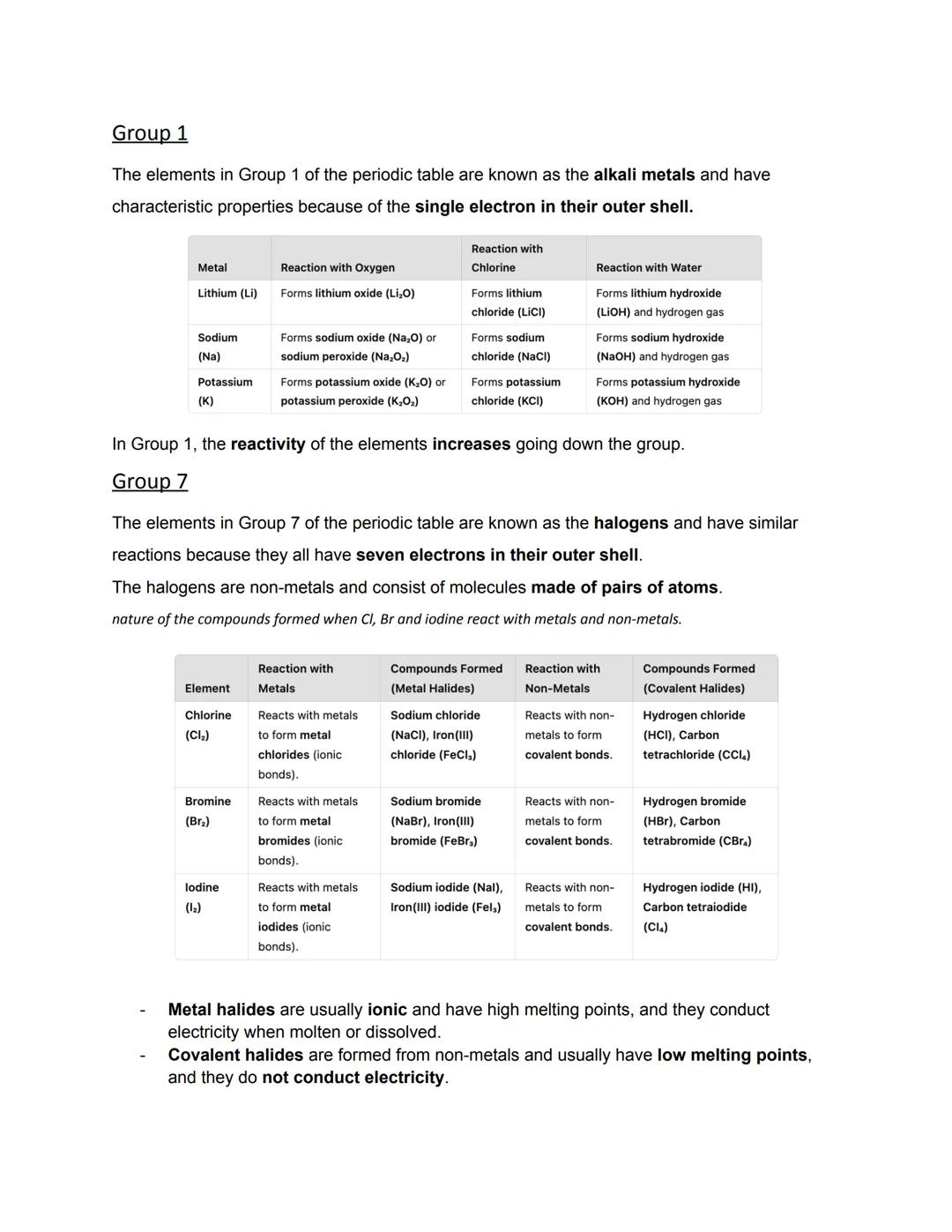 # Atomic structure and the periodic table
Atoms, elements and compounds
All substances are made of atoms.
An atom = the smallest part of