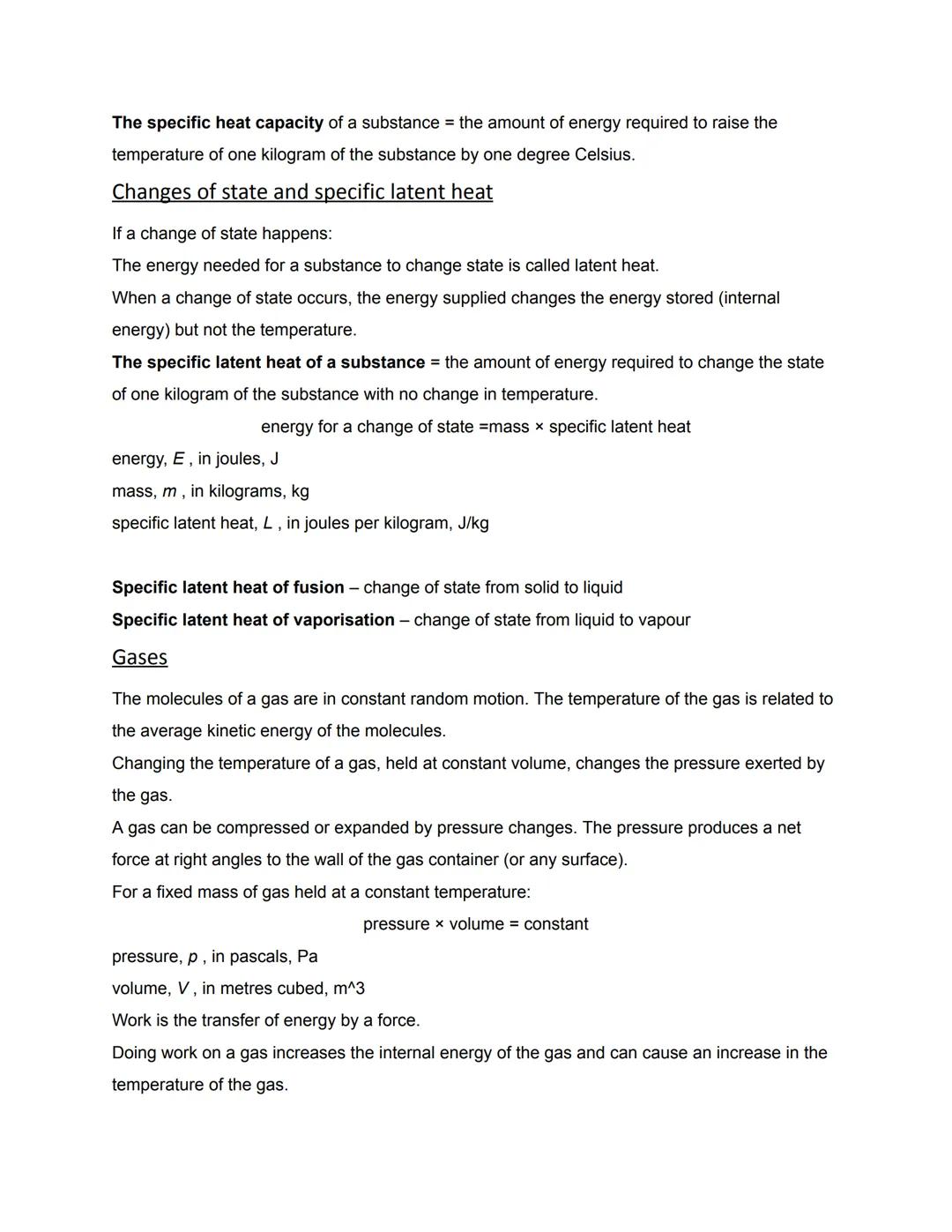 Particle Model of Matter
3 states of matter:
- Solids - incompressible because there are no gaps between the particles
- Liquids - incompres