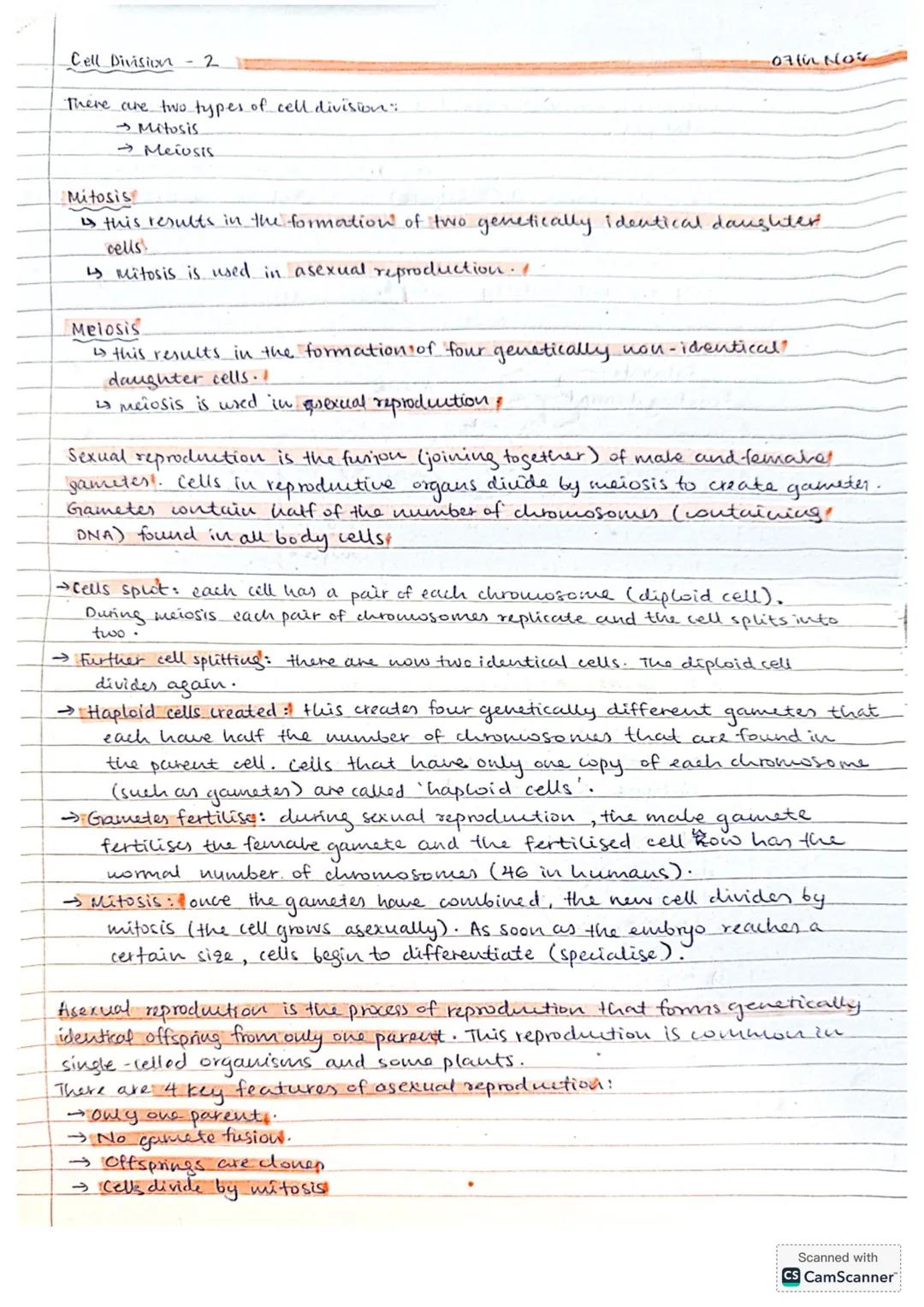 ## Stem Cells
coth Nov 24
Stem cells are undifferentiated cells that have not yet specialised to
performe a specific function. They can crea