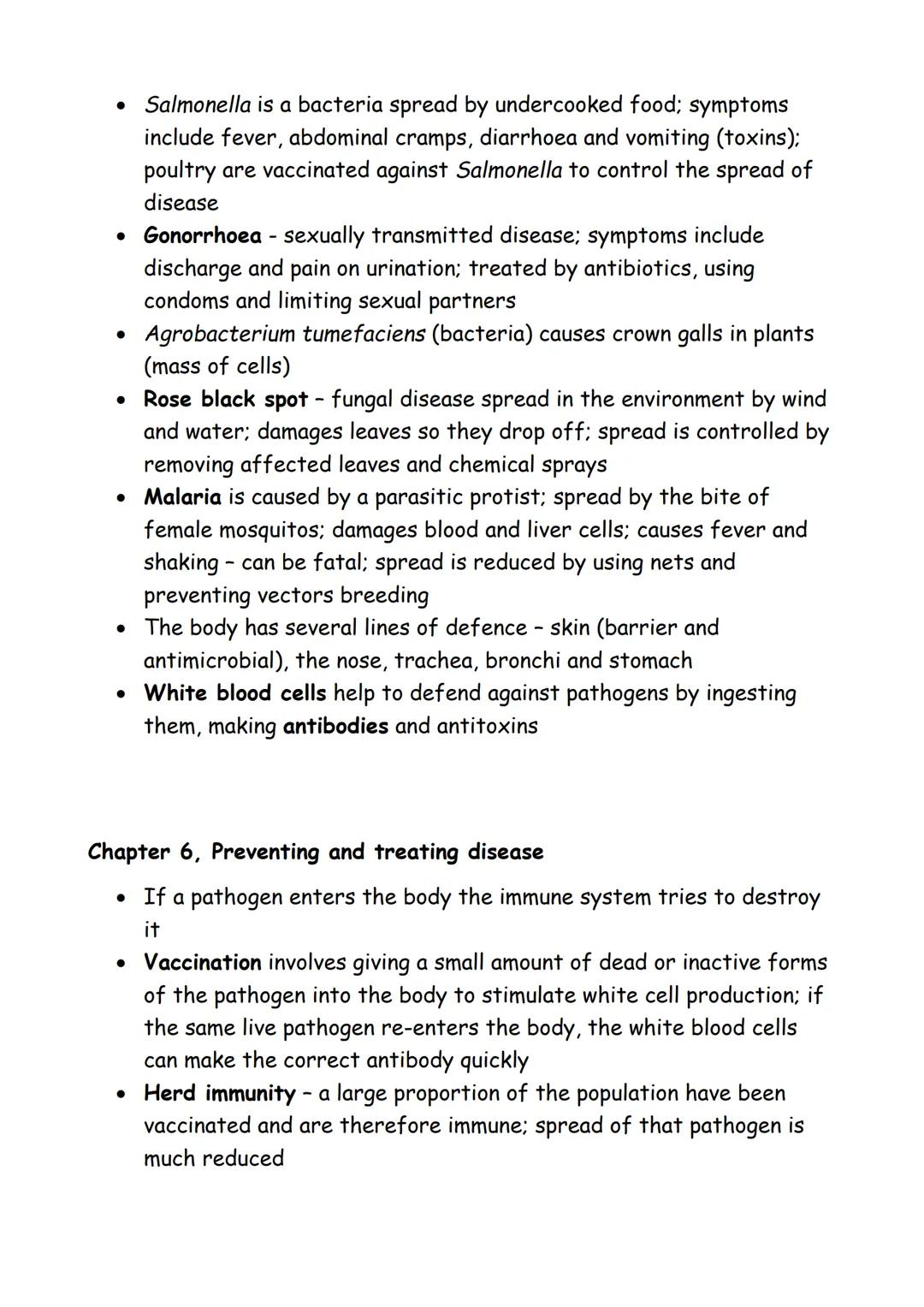 Biology paper 1 key points
Chapter 1, Cell structure and transport
• Light microscopes contain an eyepiece lens, objective lens, stage,
cour