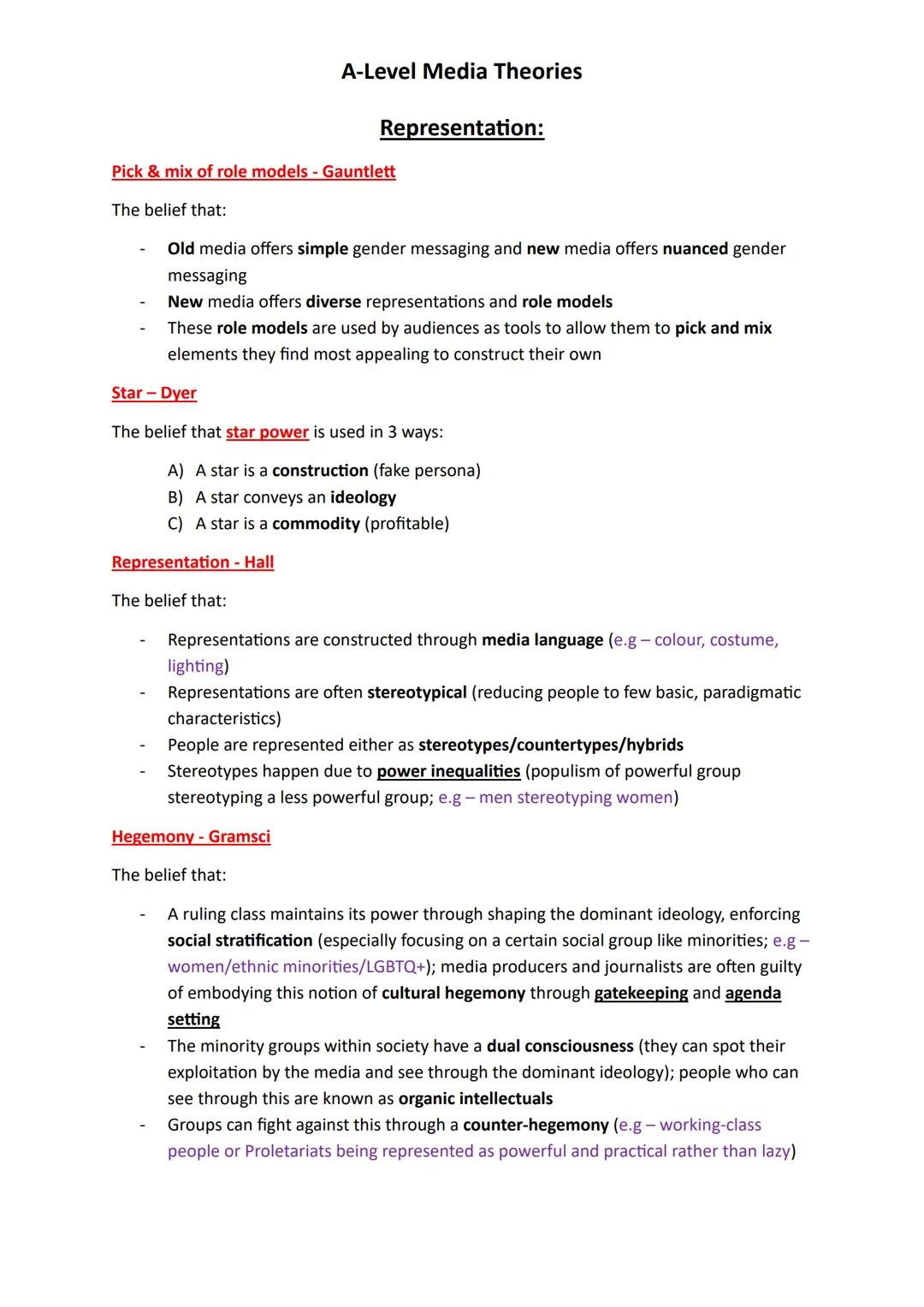Binary opposites - Strauss
A-Level Media Theories
Media Language:
2 concepts related but opposite in meaning (e.g - hero vs villain, man vs