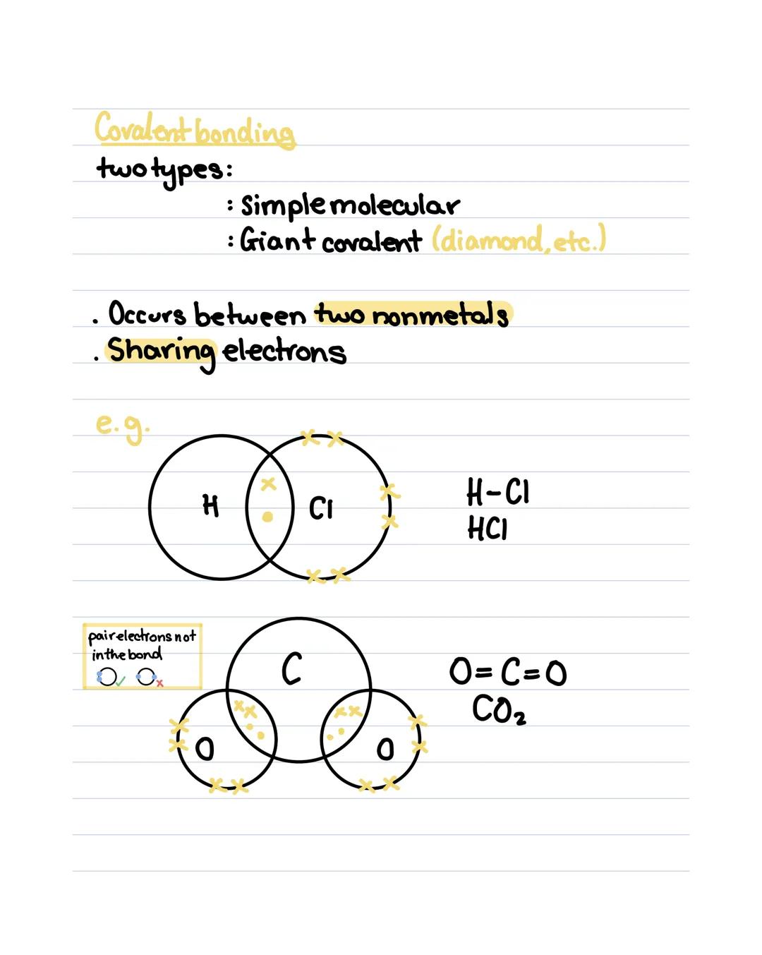 Topic 1.46-Bonding and solid structures
Moremetal
Stronger bonds
Types of bonding
• Metallic bonding - Metals only
O lonic bonding - Metal