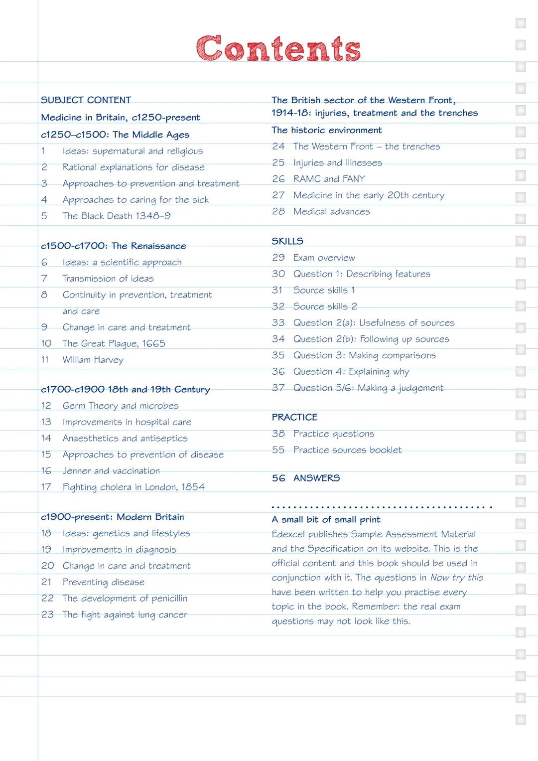 REVISE EDEXCEL GCSE (9-1)
History
MEDICINE IN BRITAIN, c1250-present
REVISION GUIDE AND WORKBOOK
Our revision resources are the smart choice