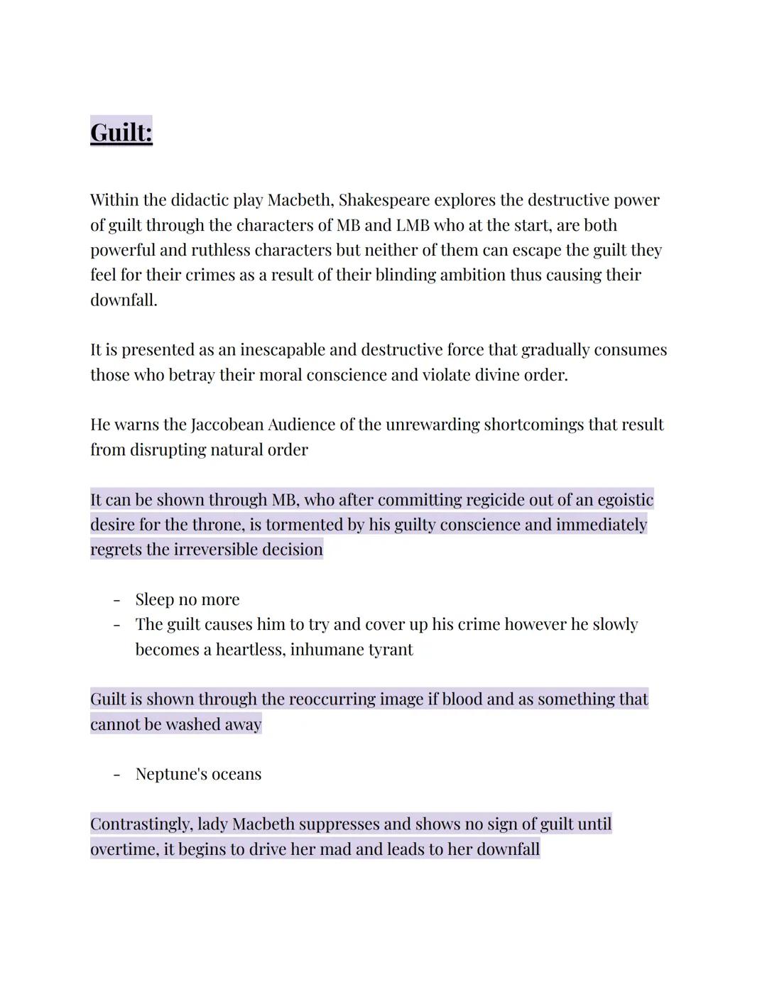 Themes:
The supernatural:
Dangerous, powerful, evil, corruptive, immoral, unnatural, ominous, pernicious
(having a harmful effect)
The trage