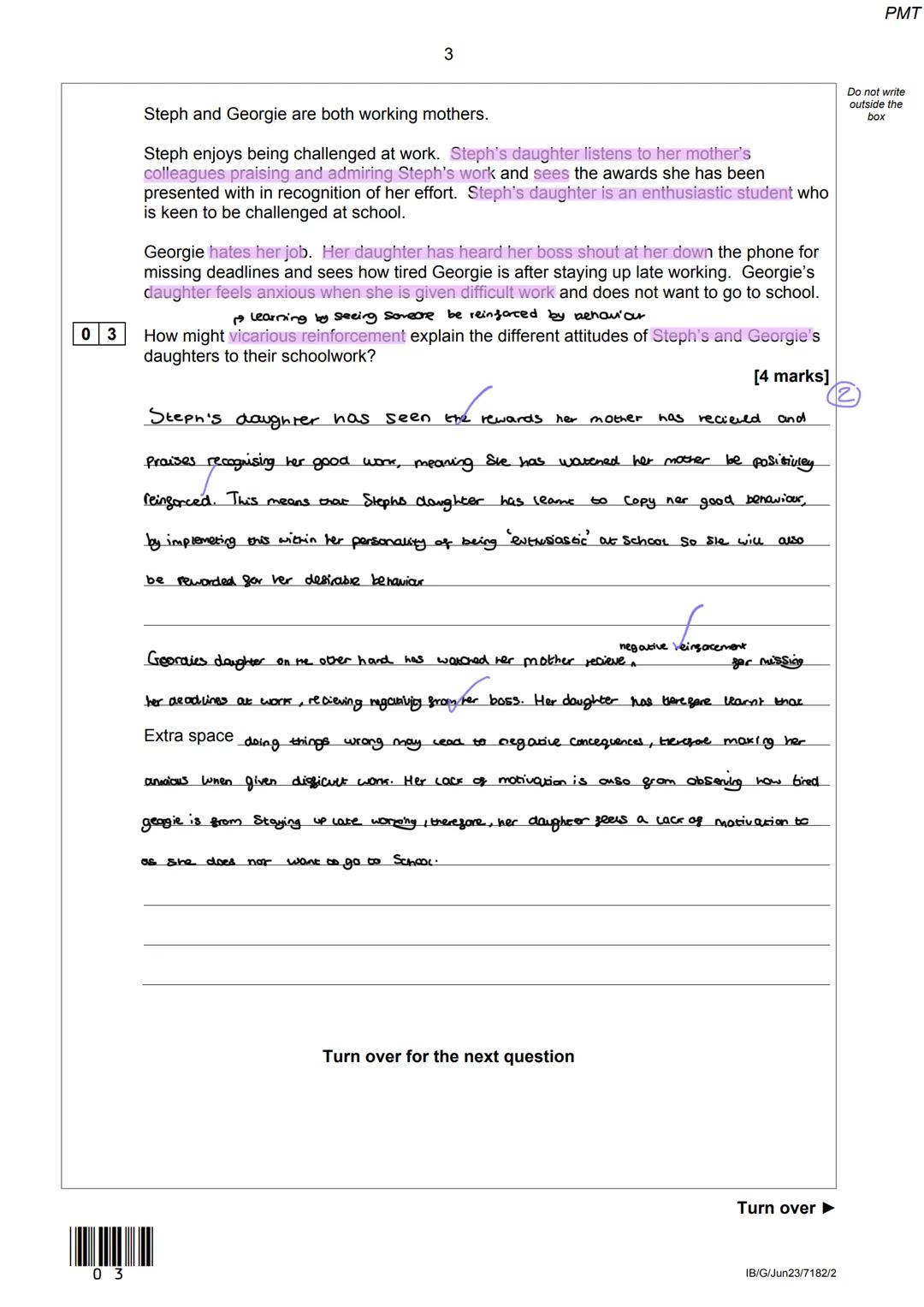 AQA
Please write clearly in block capitals.
Centre number
Surname
Forename(s)
Candidate signature
Rhianna
I declare this is my own work.
A-l