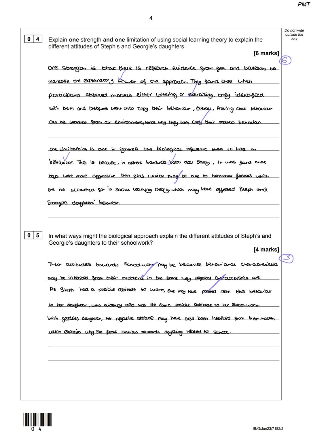 AQA
Please write clearly in block capitals.
Centre number
Surname
Forename(s)
Candidate signature
Rhianna
I declare this is my own work.
A-l