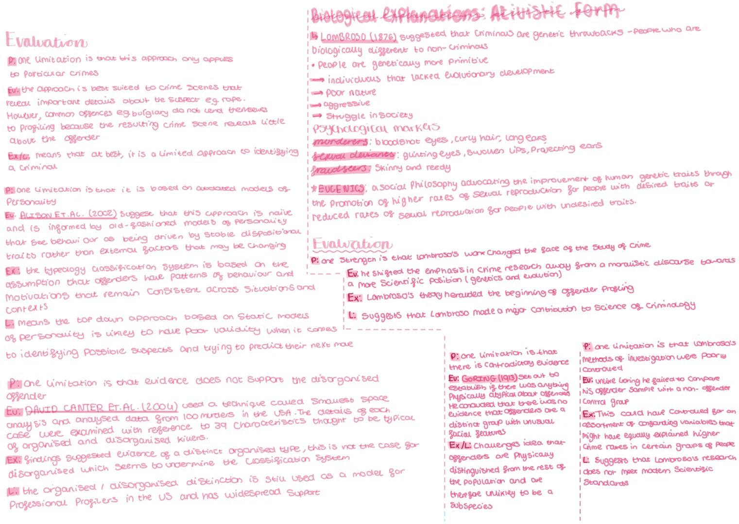 ## OFFENDER PROFILING
### BOTTOM UP APPROACH
- Look at the evidence first and then create
an offender Profile, looking at traits they may sh