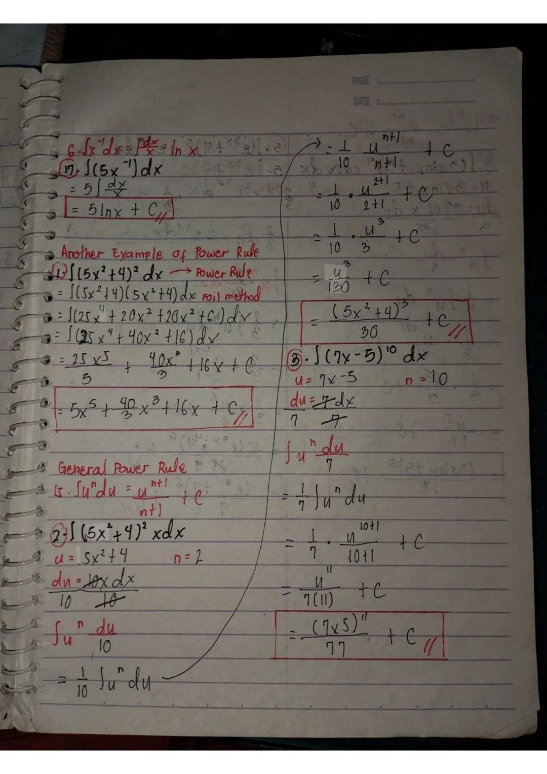 --- OCR Start ---
உ
PAGE..........DATE...
Calculus 2
- Integral Calculus
- Anti -differentiation
$\int f(x)dx = F(x) + C$
$\int$ integral si