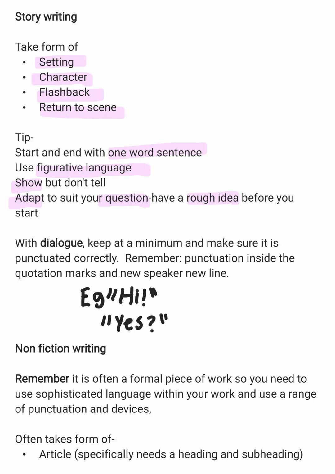 English Language devices-
MRSOAP
Noun-person, place or thing
DAFOREST
Verb- a doing word
Alliteration-repetition of consonants sounds in nea