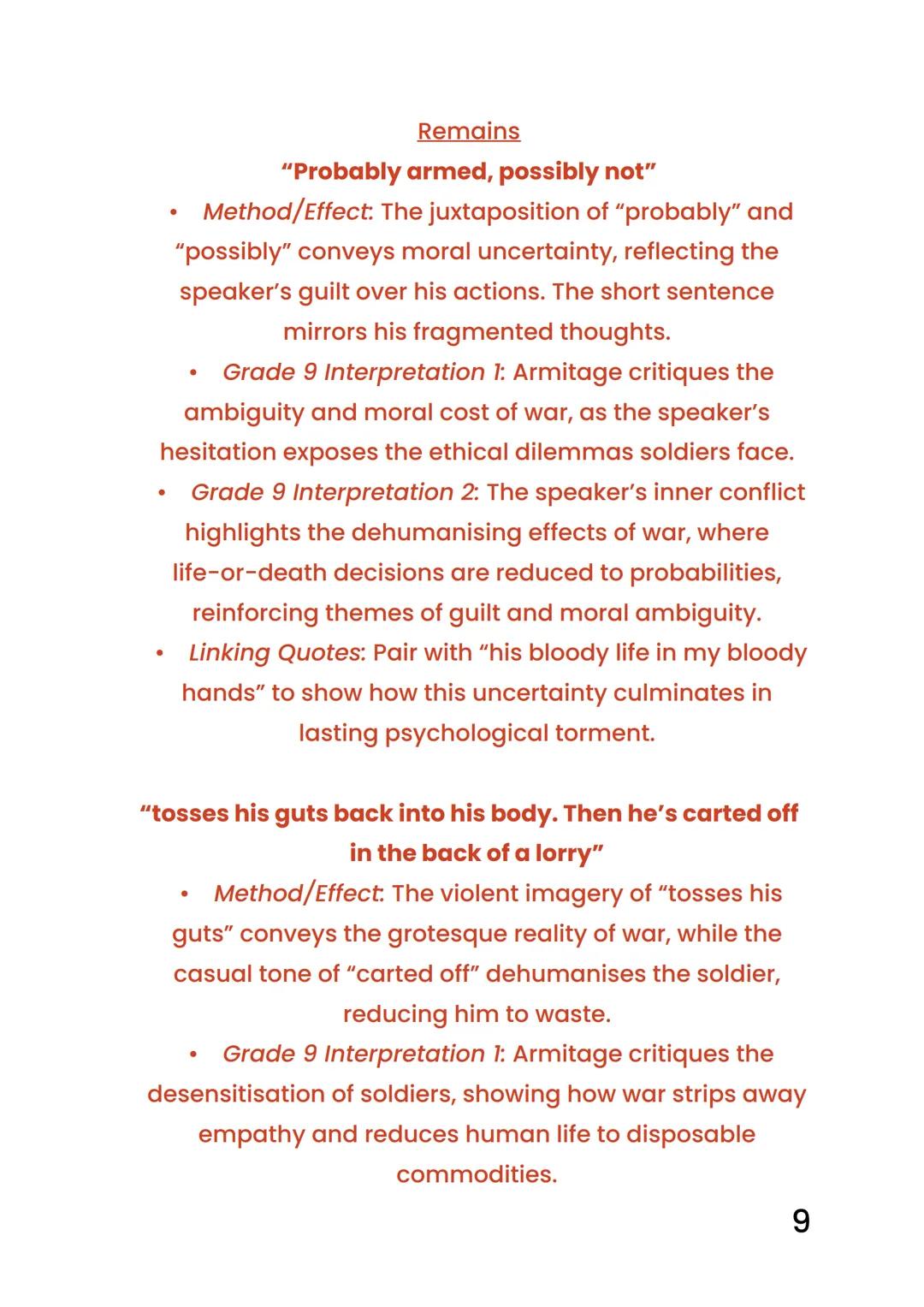 --- OCR Start ---
War
Power and Conflict Poetry Grade 9 Analysis
The poems are grouped into 4 Clusters:
Memory and Identity
Power of Humans