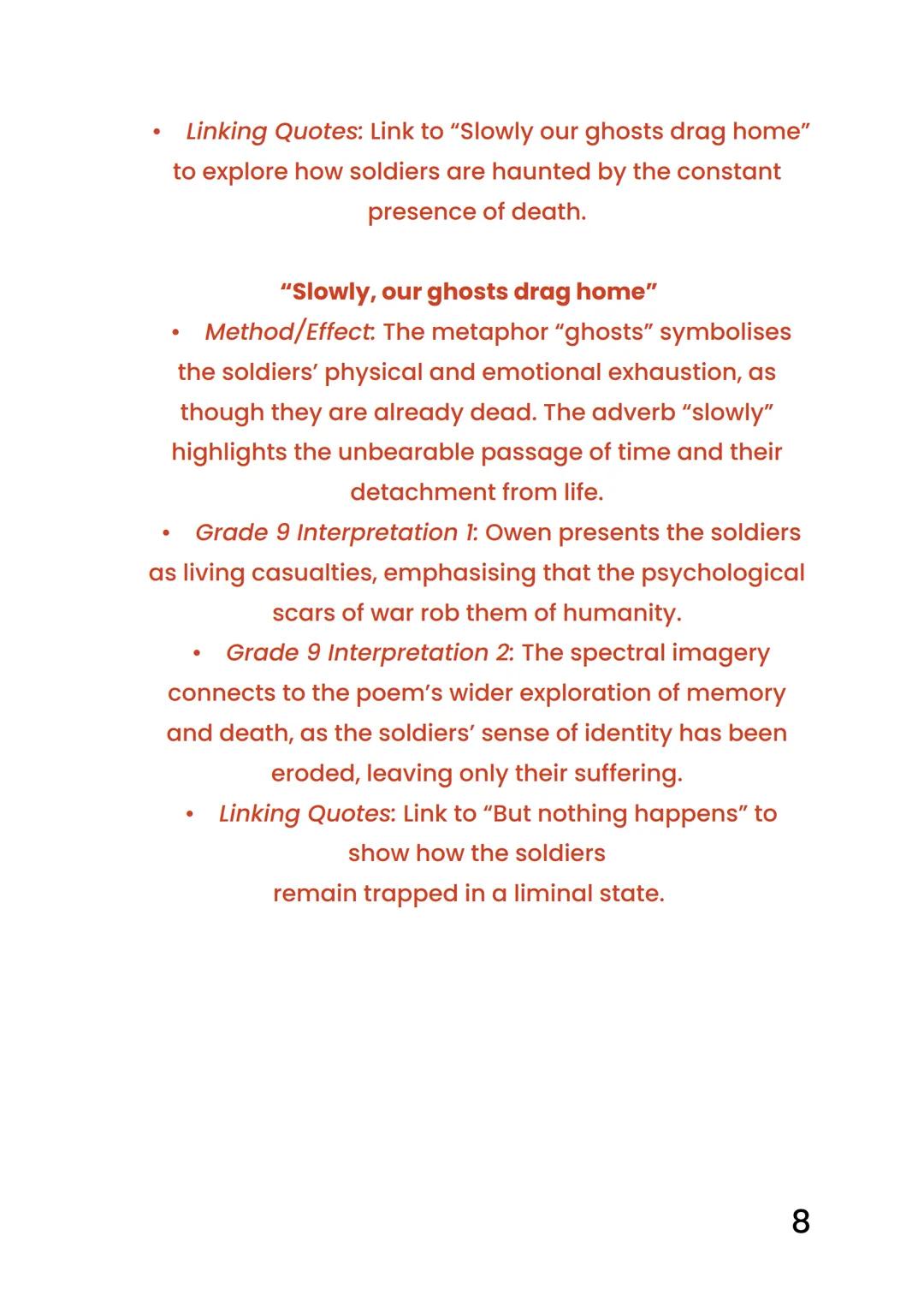 --- OCR Start ---
War
Power and Conflict Poetry Grade 9 Analysis
The poems are grouped into 4 Clusters:
Memory and Identity
Power of Humans