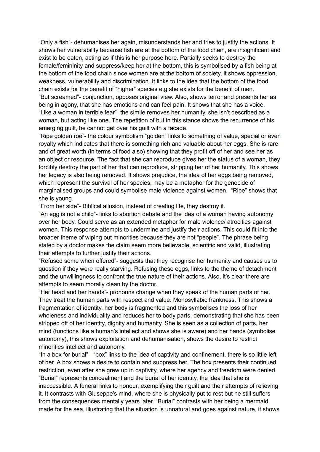 Giuseppe:
Millie M
"Giuseppe" means Joseph in Italian, this is an Biblical allusion and has religious undertones,
linking to the story of Jo