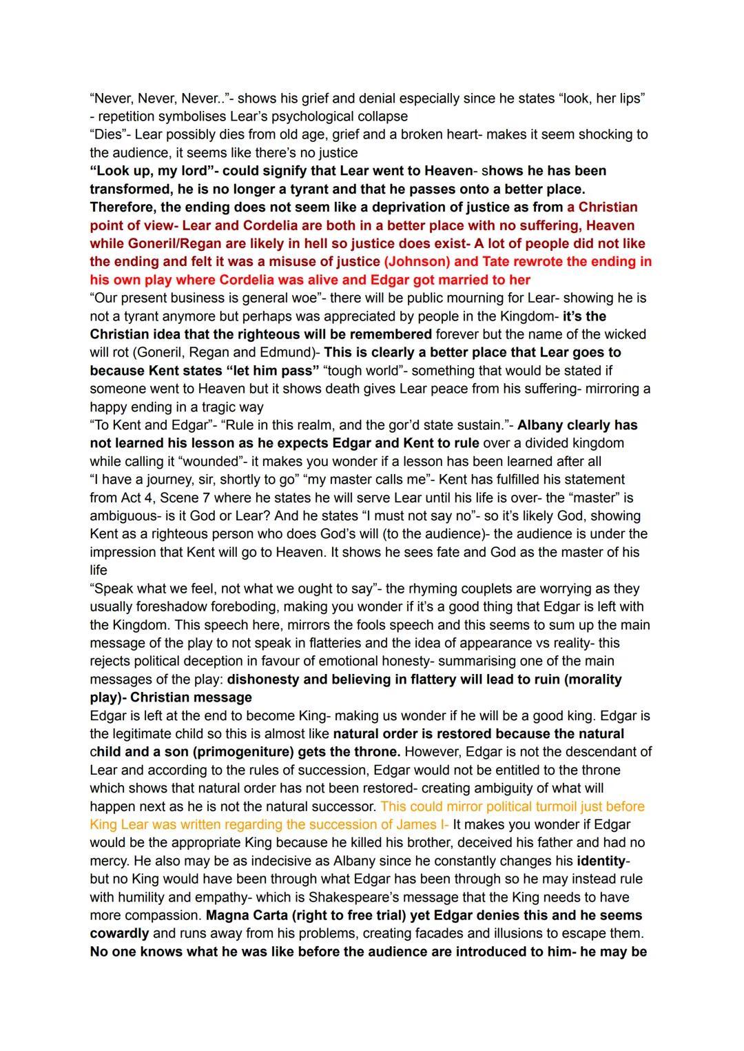 Act 5:
Scene 1:
Millie M
-Albany uses verse/imperatives-
"Domestic and particular boils"- microcosm for a civil war
"Combine together 'gains
