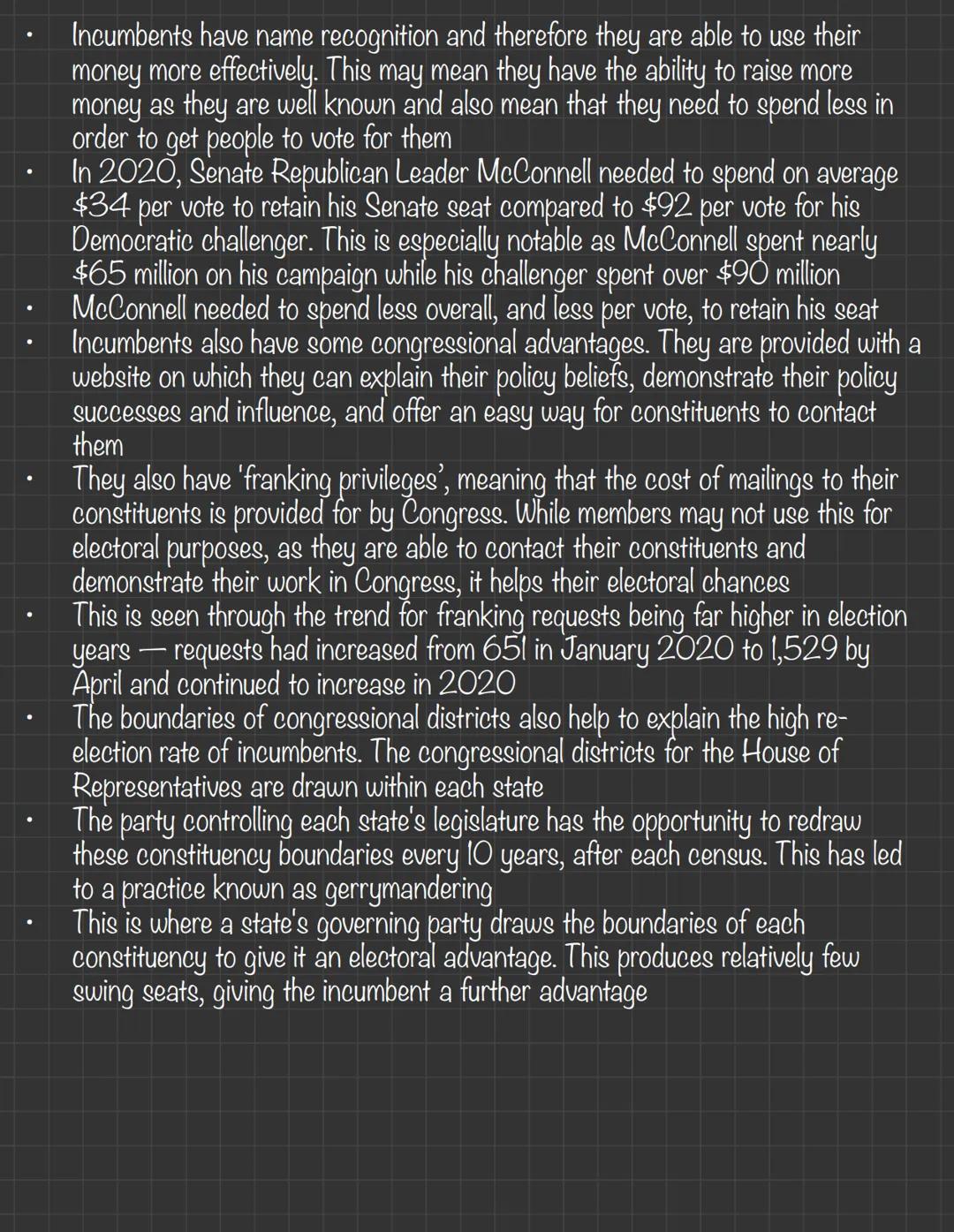 The Structure of Congress
- the US congress is bicameral, meaning it is made up of 2 chambers- the House of Representatives and the Senate
-