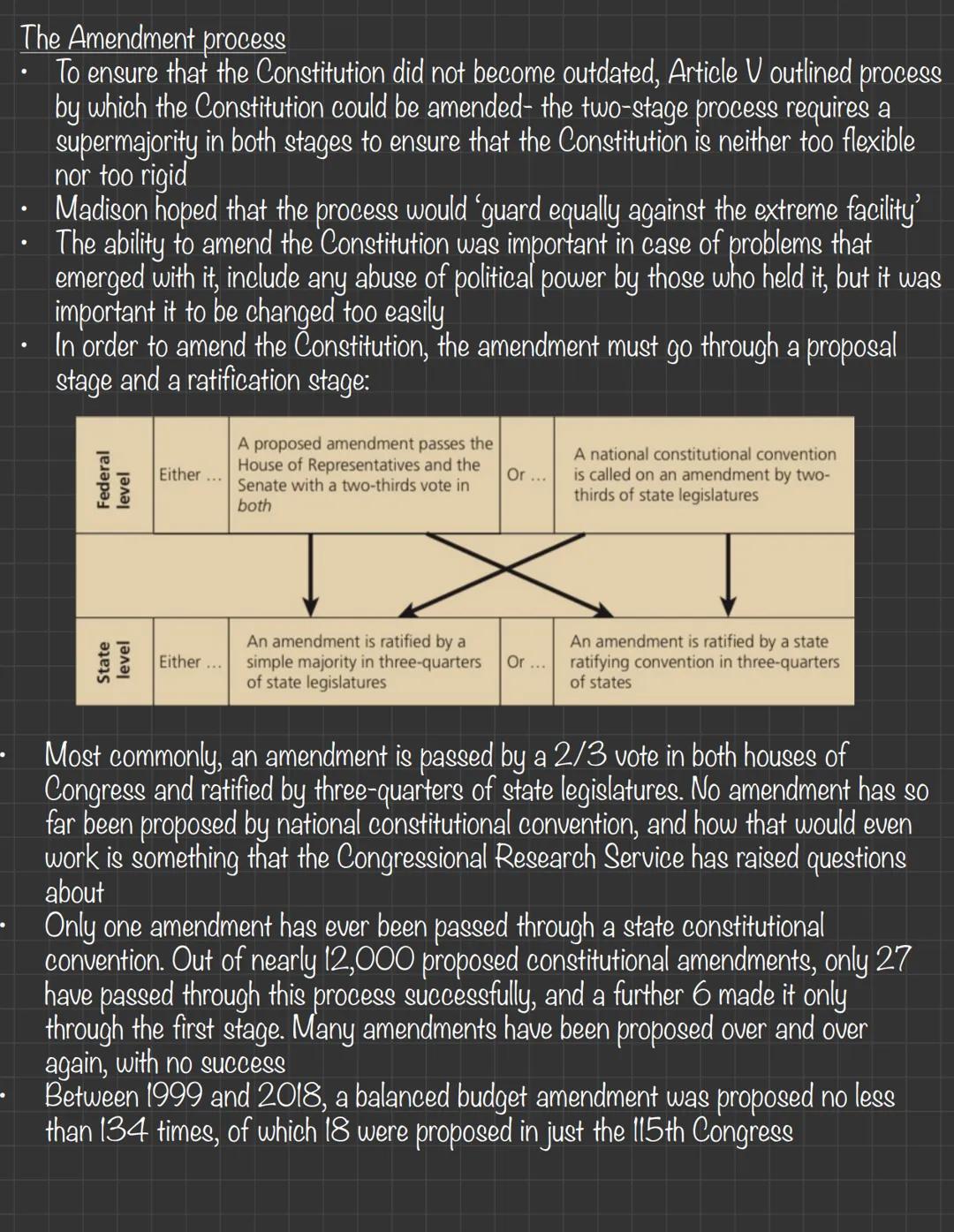 The Origins of The Constitution
Limited government
- The 13 colonies had fought for independence from the perceived tyranny of the
British m