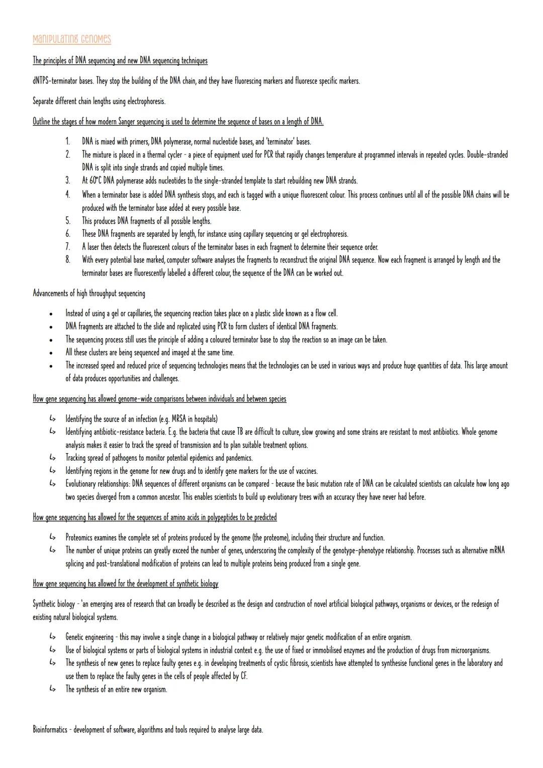 GENETICS AND EVOLUTION
cellular control
Module 6: Genetics, evolution and ecosystems
What is a gene mutation? A mutation is a change in the
