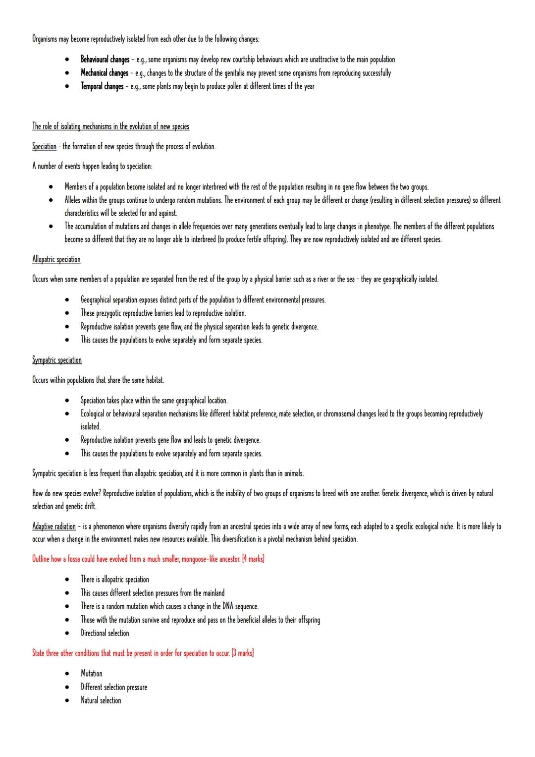 GENETICS AND EVOLUTION
cellular control
Module 6: Genetics, evolution and ecosystems
What is a gene mutation? A mutation is a change in the