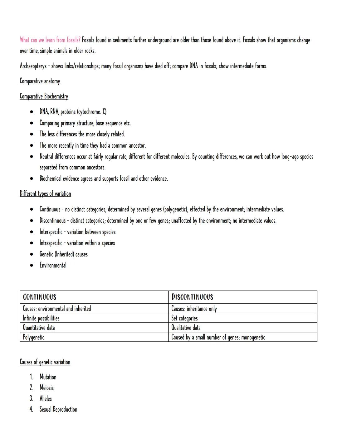 Module 4: Biodiversity, evolution, and disease
CLASSIFICATION AND EVOLUTION
• Species - two individuals that can breed together to produce f