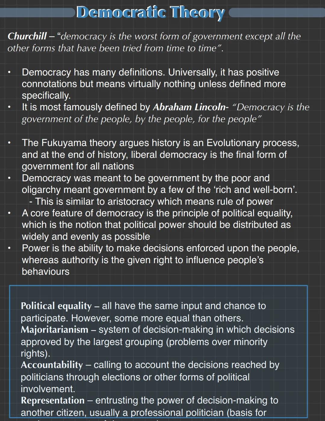 Democracy (topic 1)
