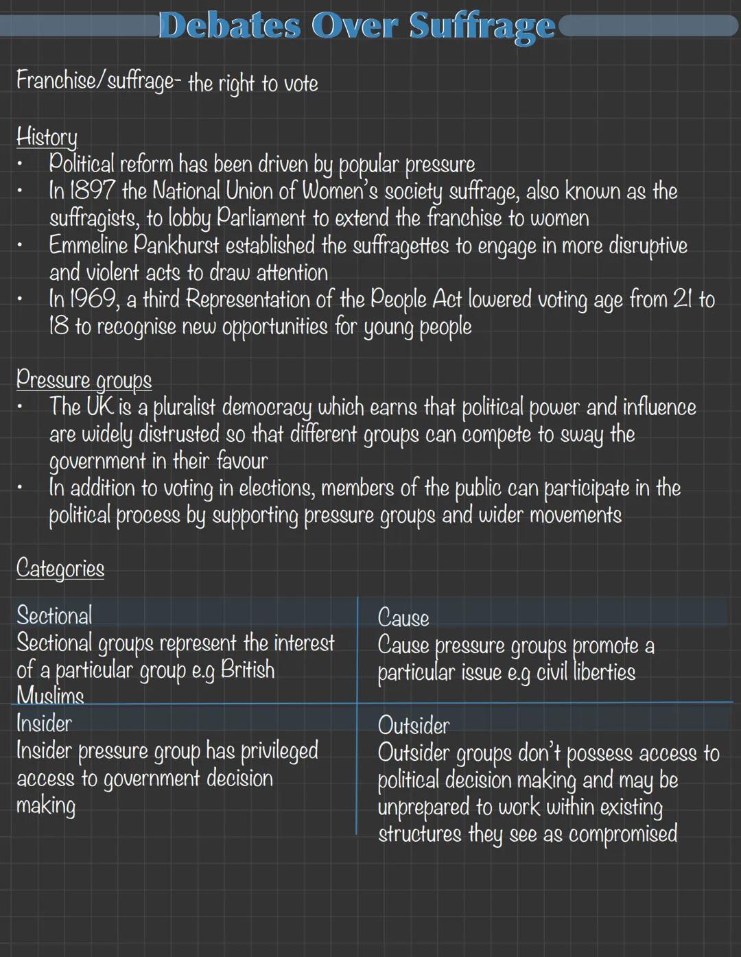 --- OCR Start ---
Democratic Theory
Churchill - "democracy is the worst form of government except all the
other forms that have been tried f