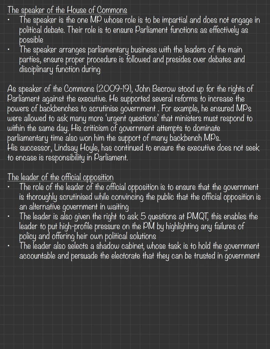 Composition of House of Commons
- The House of Commons is the democratically elected chamber of Parliament
- Each MP represents the interes