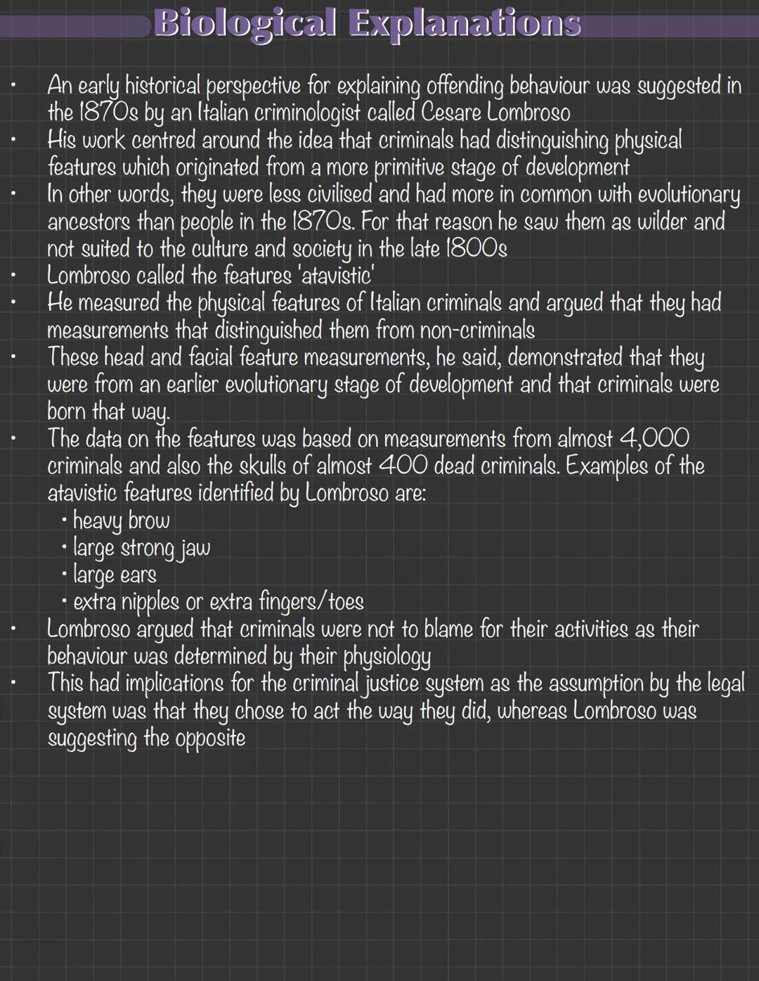 Offender Profiling
• This may be described as a profiler going into a murder investigation room, looking at
the evidence so far and saying w