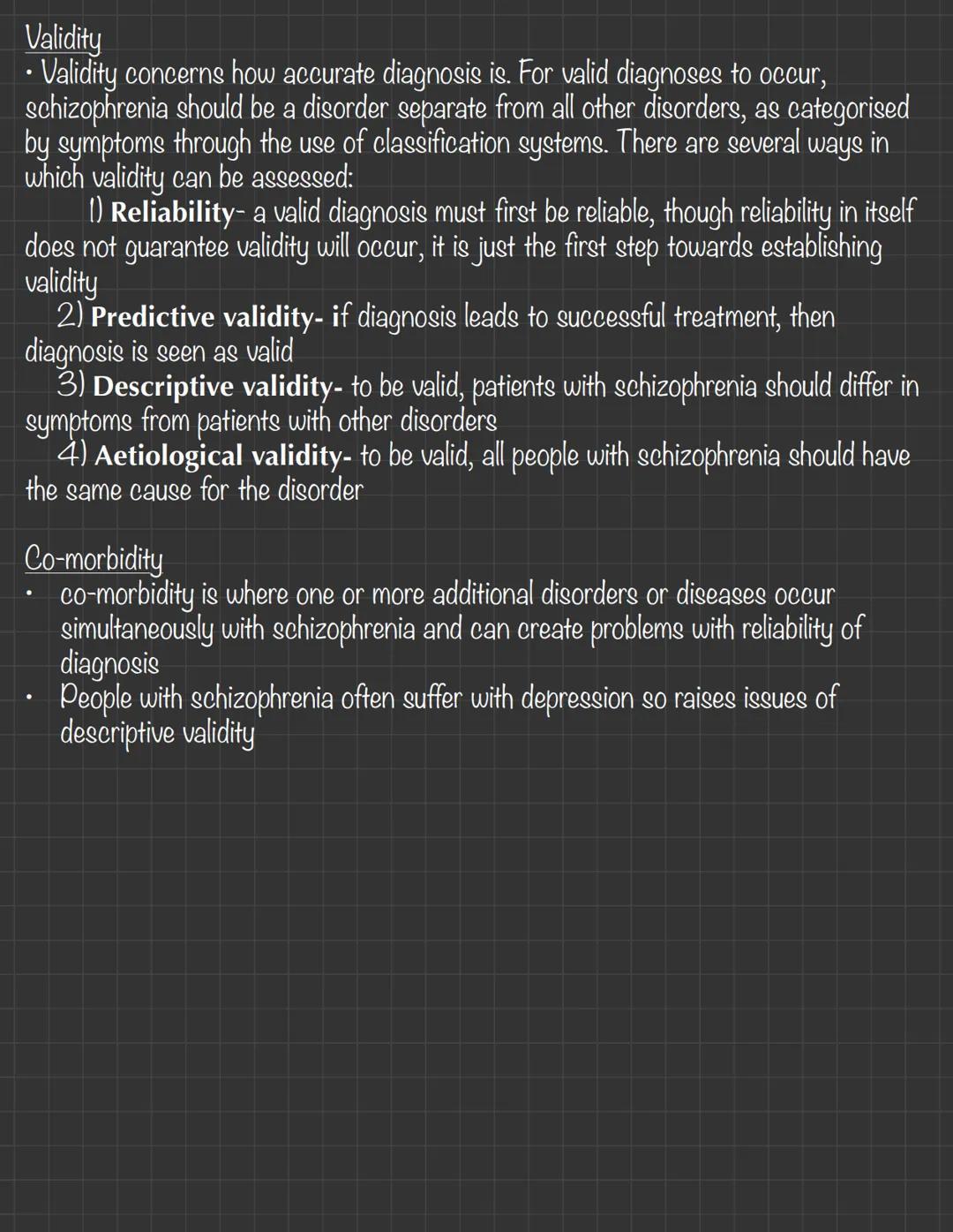Classification of Schizophrenia
1% of all people develop schizophrenia with differences in prevalence rates, but
considered the most common